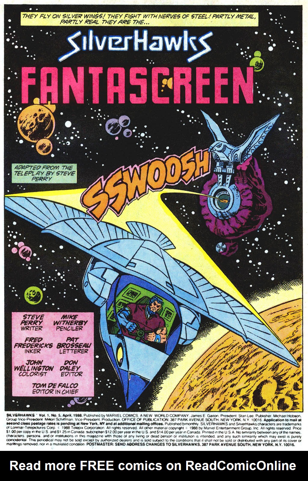 Read online SilverHawks comic -  Issue #5 - 3