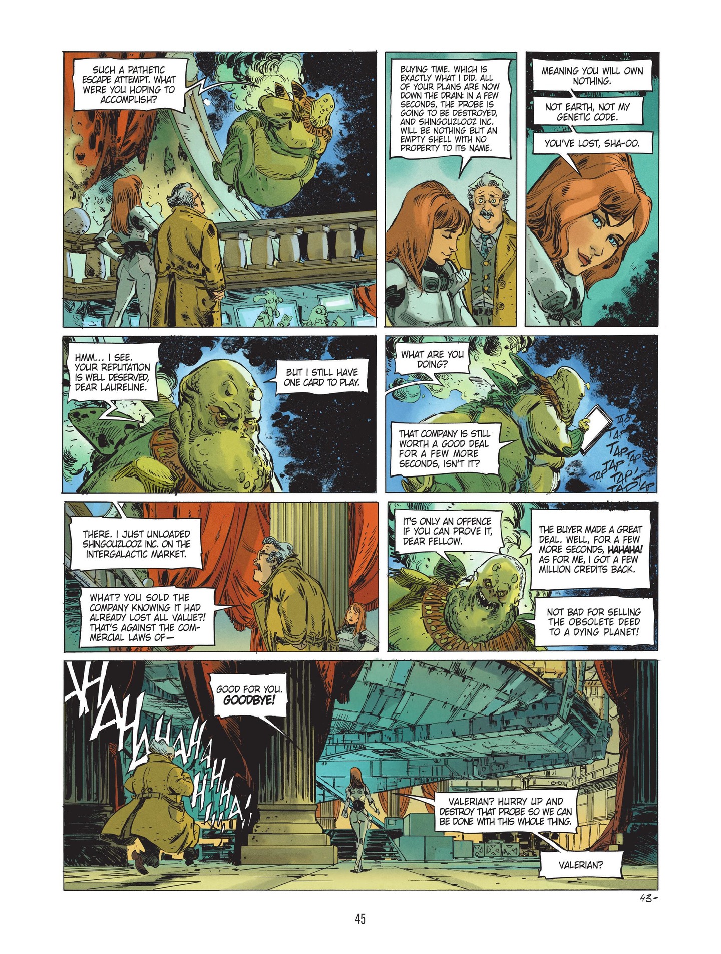 Read online Valerian and Laureline: Shingouzlooz Inc comic -  Issue # Full - 44