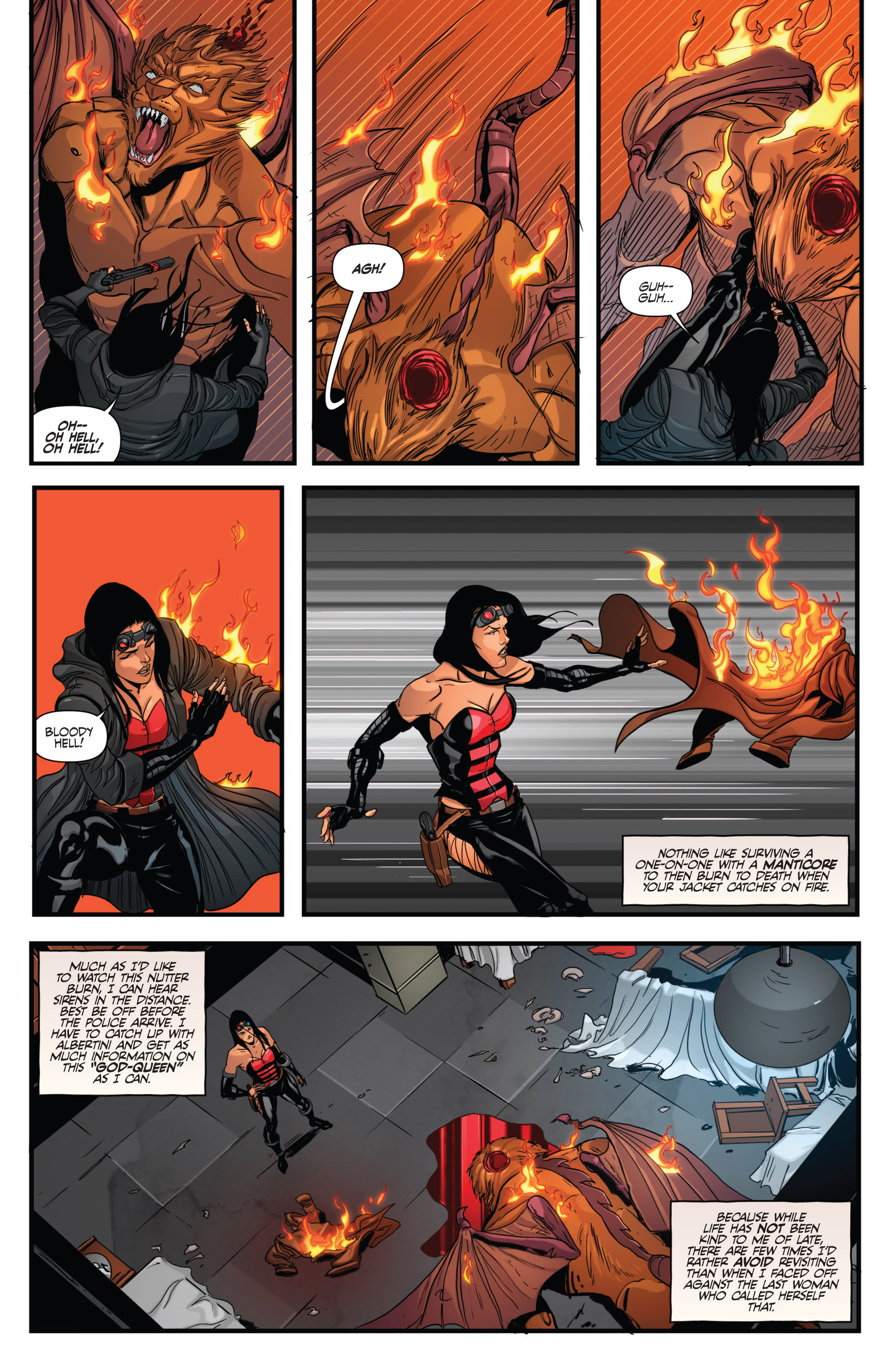 Read online Van Helsing vs The Mummy of Amun-Ra comic -  Issue #4 - 10