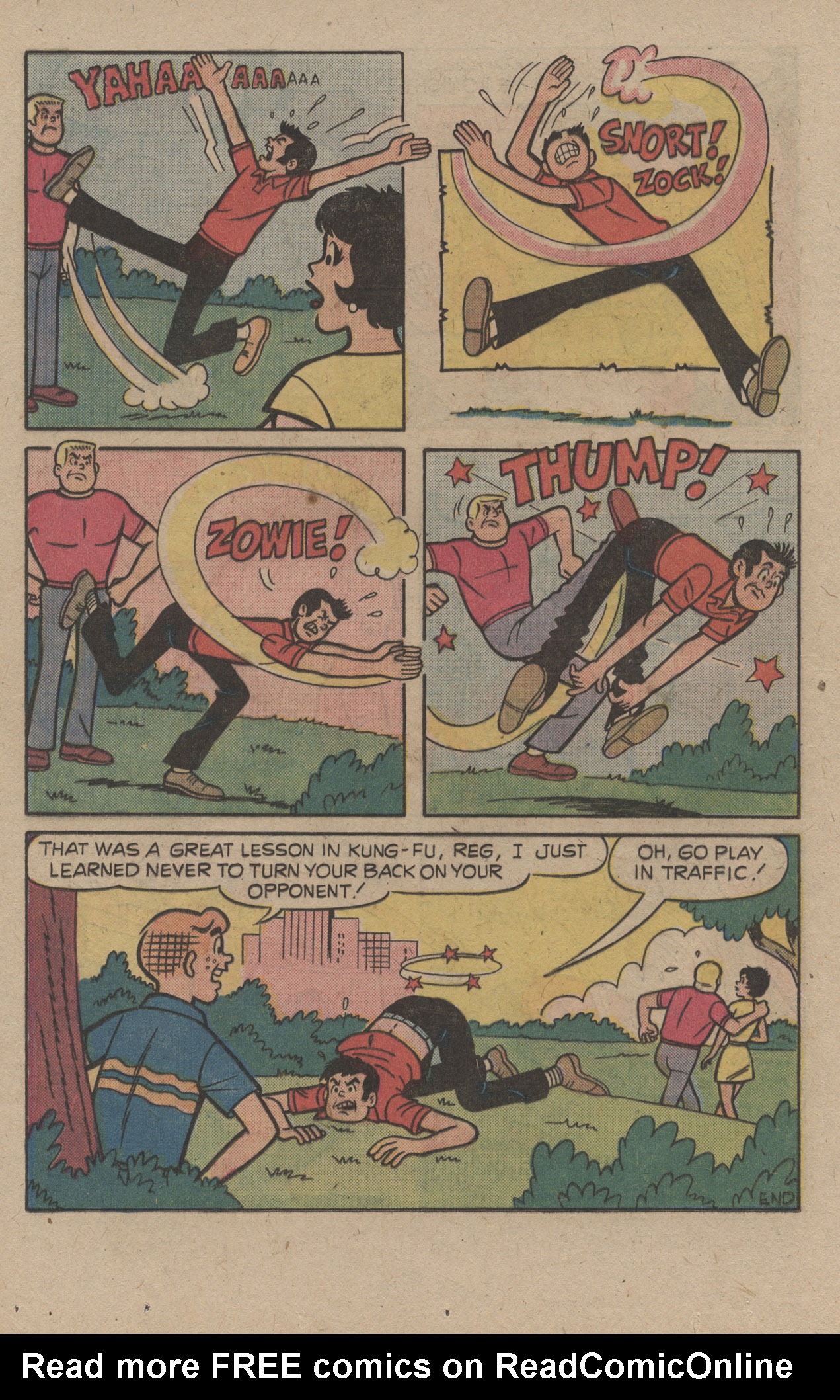 Read online Reggie and Me (1966) comic -  Issue #92 - 24