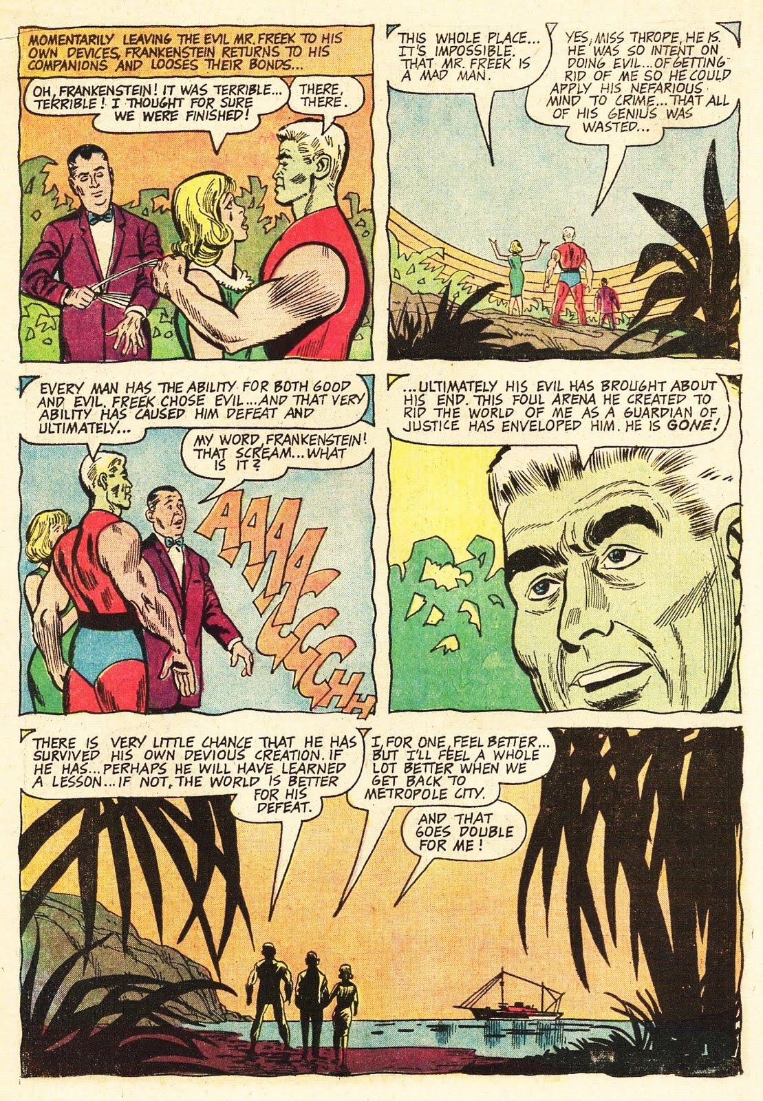 Read online Frankenstein (1964) comic -  Issue #4 - 18