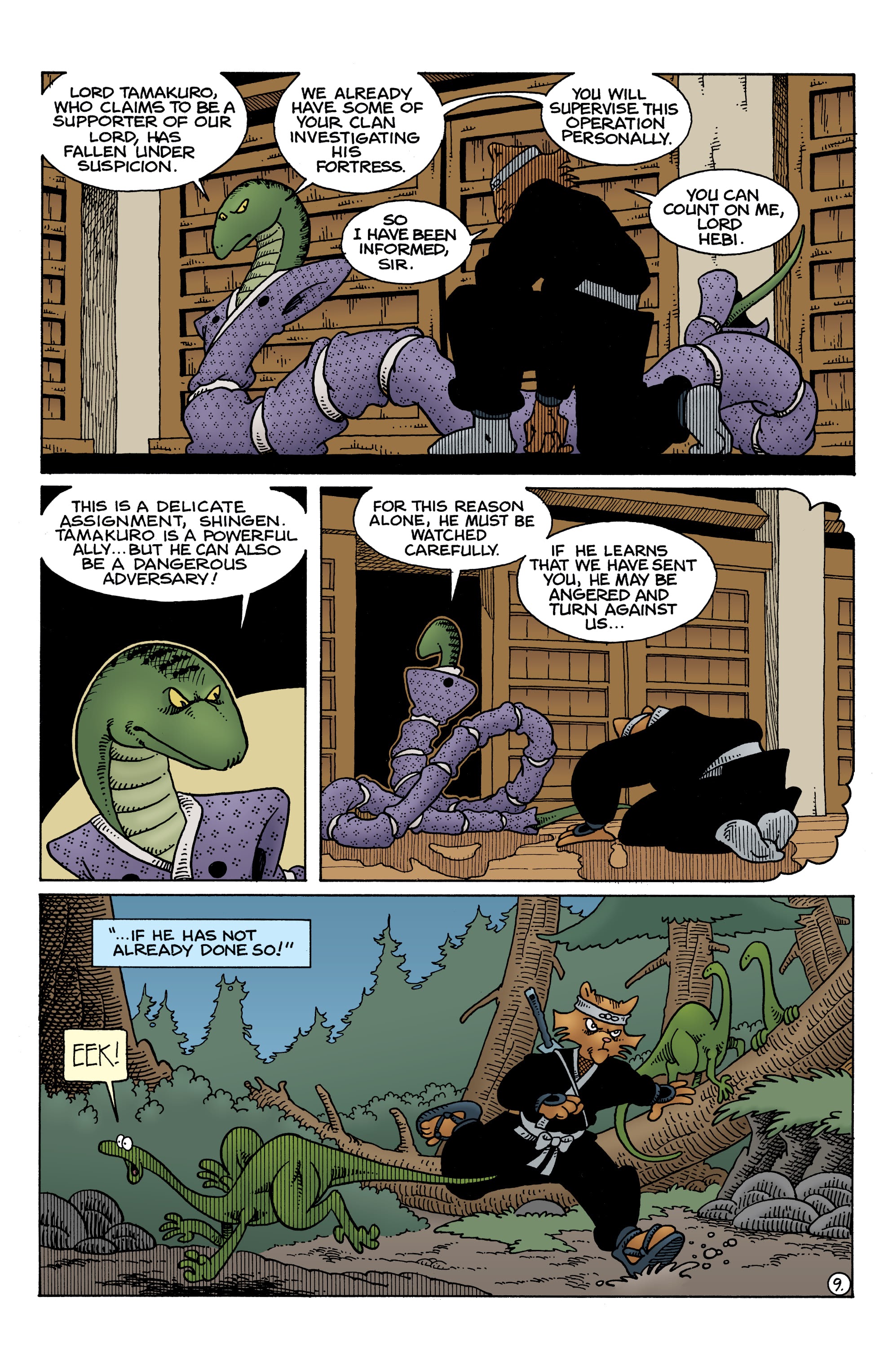 Read online Usagi Yojimbo: The Dragon Bellow Conspiracy comic -  Issue #2 - 11