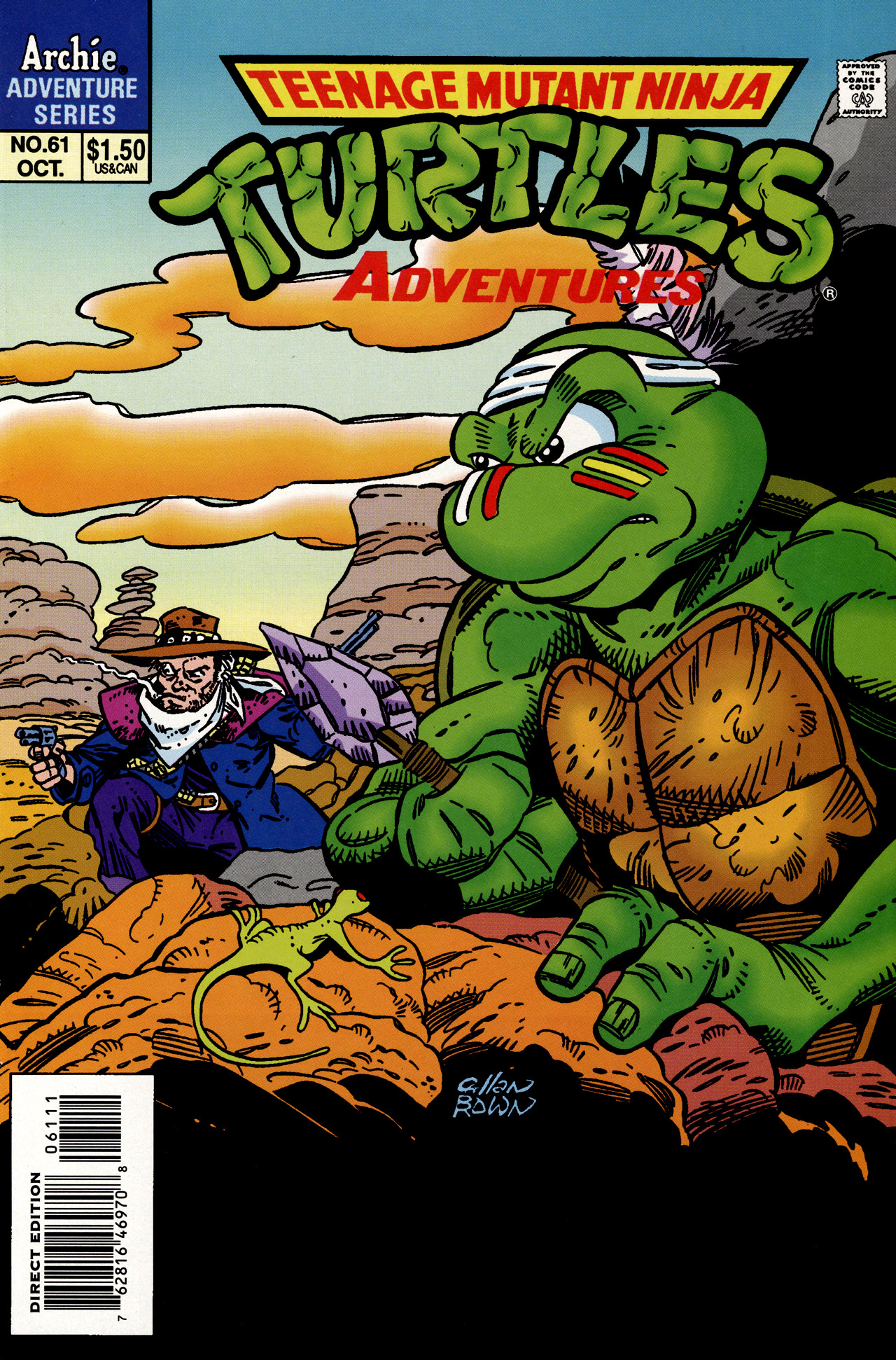 Read online Teenage Mutant Ninja Turtles Adventures (1989) comic -  Issue #61 - 1