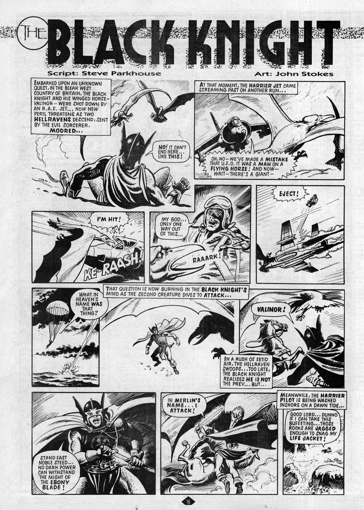 Read online Captain Britain (1985) comic -  Issue #13 - 16