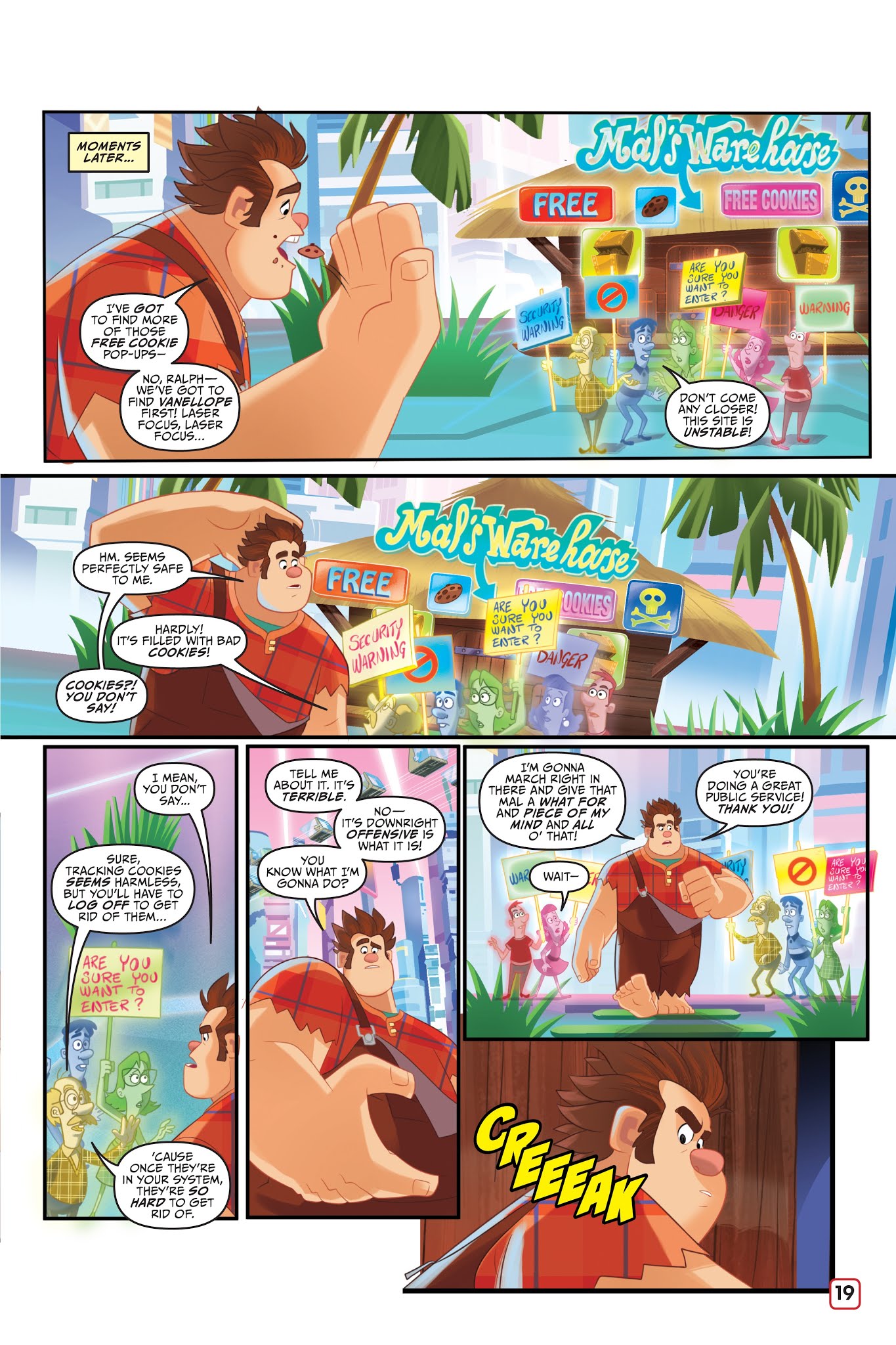 Read online Disney Ralph Breaks the Internet: Click Start- Select-Your-Story Adventure comic -  Issue # Full - 18