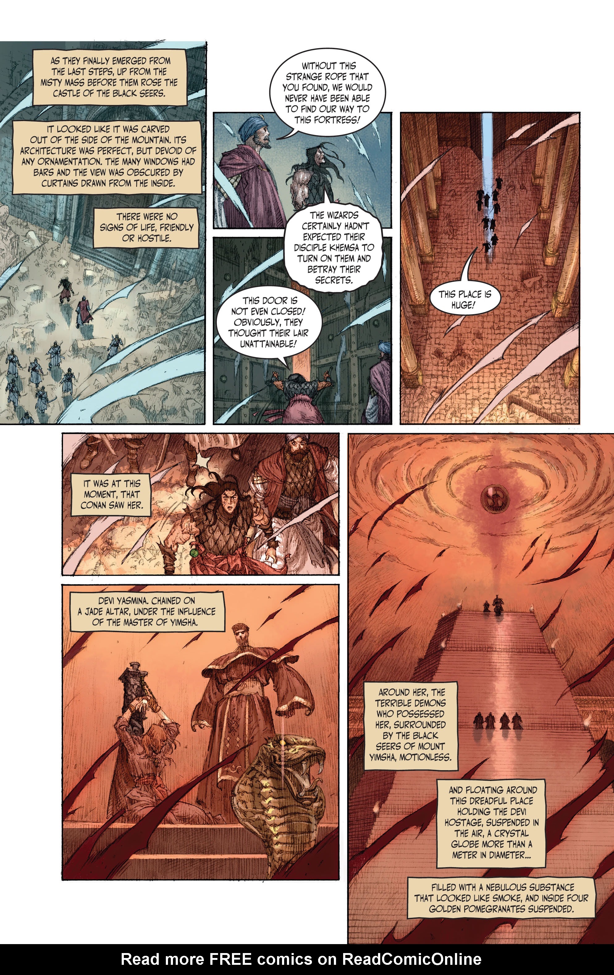 Read online The Cimmerian: People of the Black Circle comic -  Issue #3 - 11