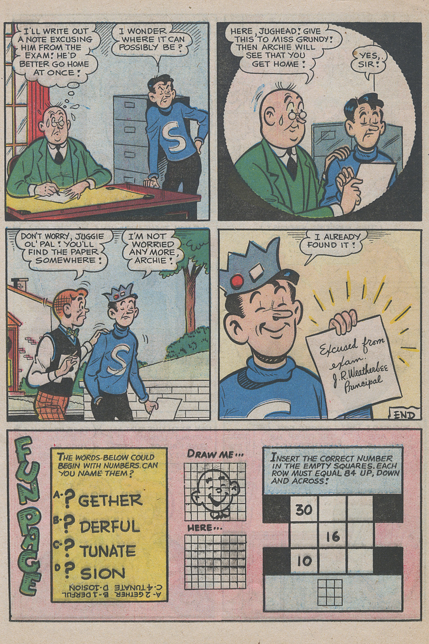 Read online Archie's Pal Jughead comic -  Issue #21 - 26