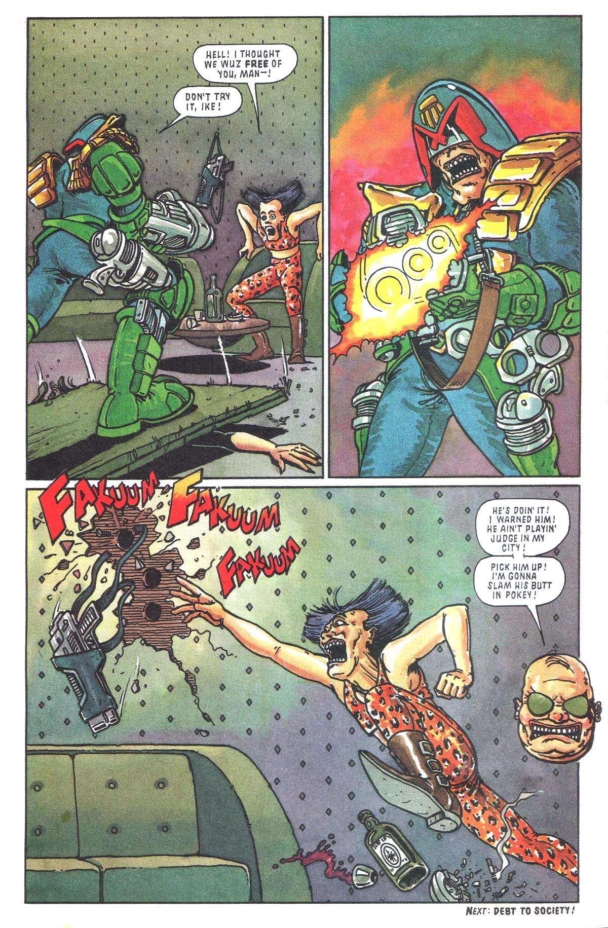 Read online Judge Dredd: The Megazine (vol. 2) comic -  Issue #1 - 12