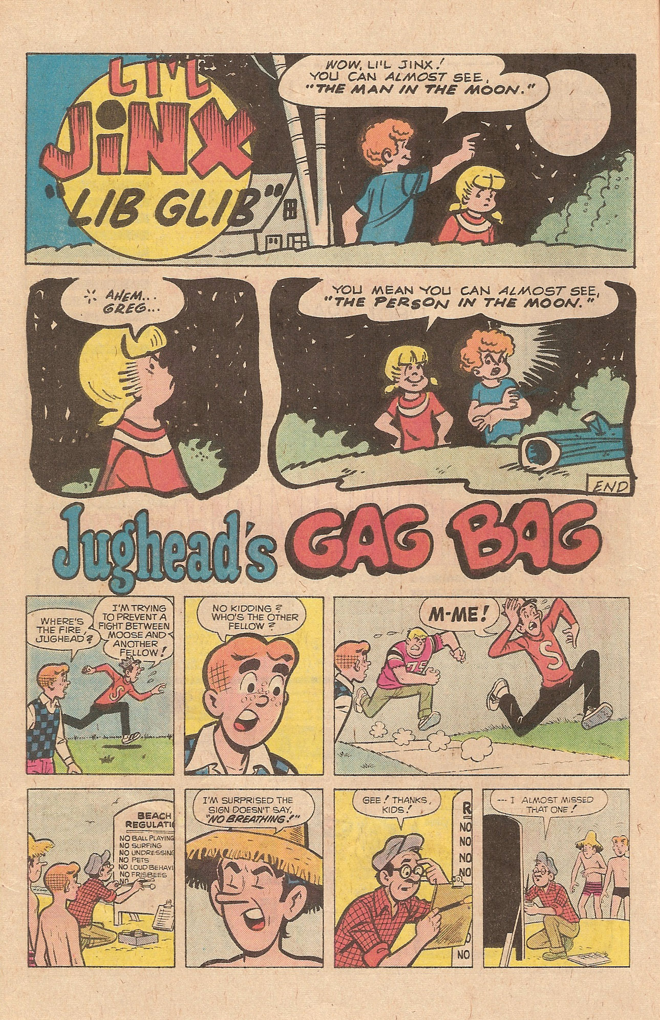 Read online Jughead (1965) comic -  Issue #292 - 10