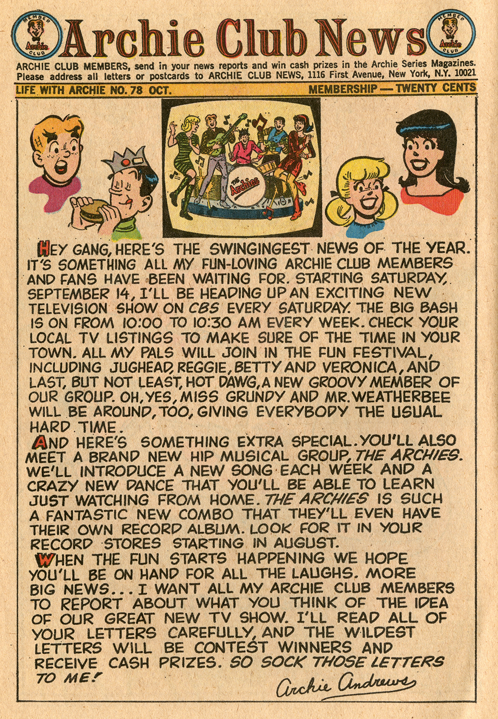 Read online Life With Archie (1958) comic -  Issue #78 - 10