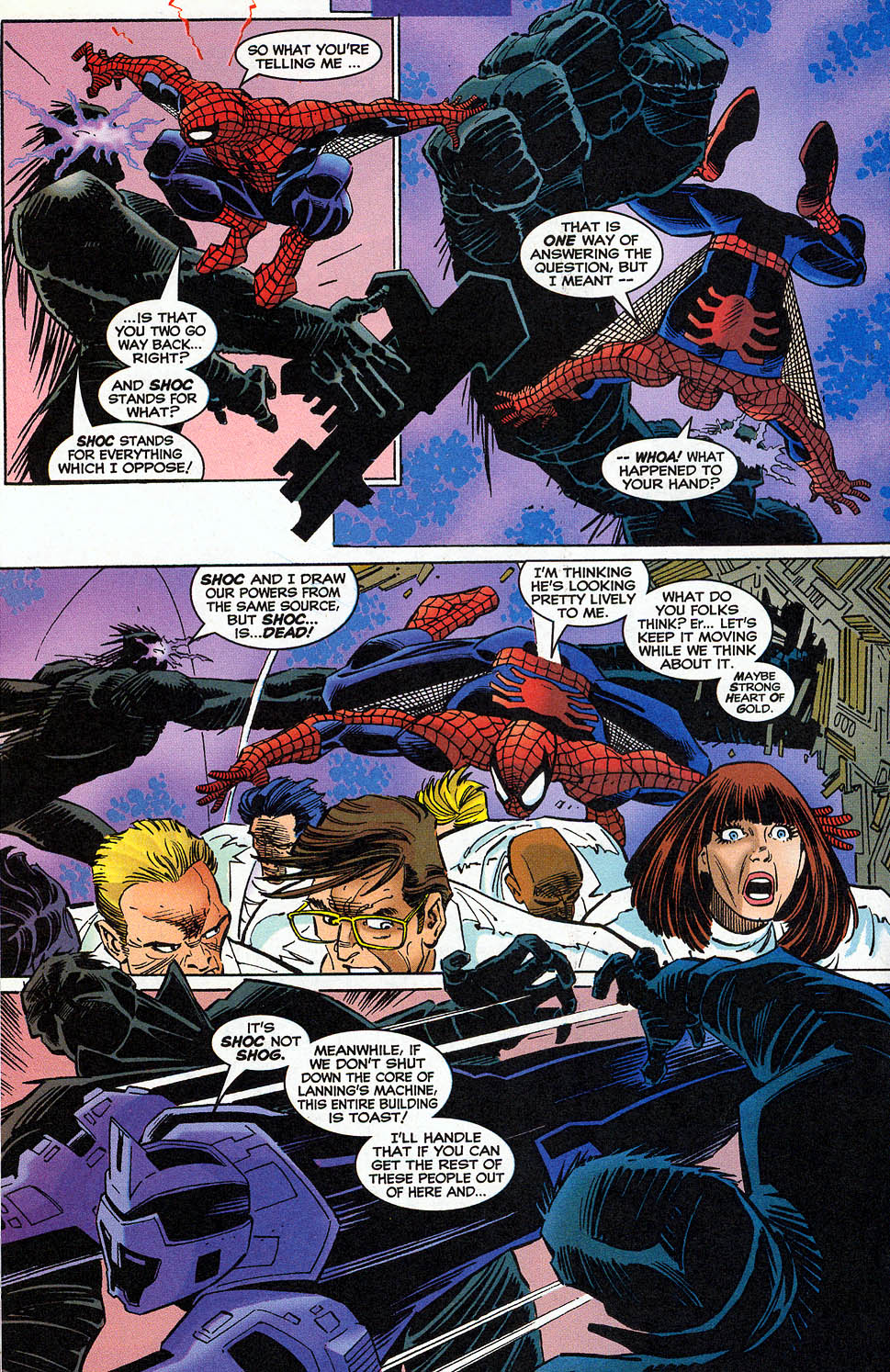 Read online Spider-Man (1990) comic -  Issue #76 - Shoc - 21
