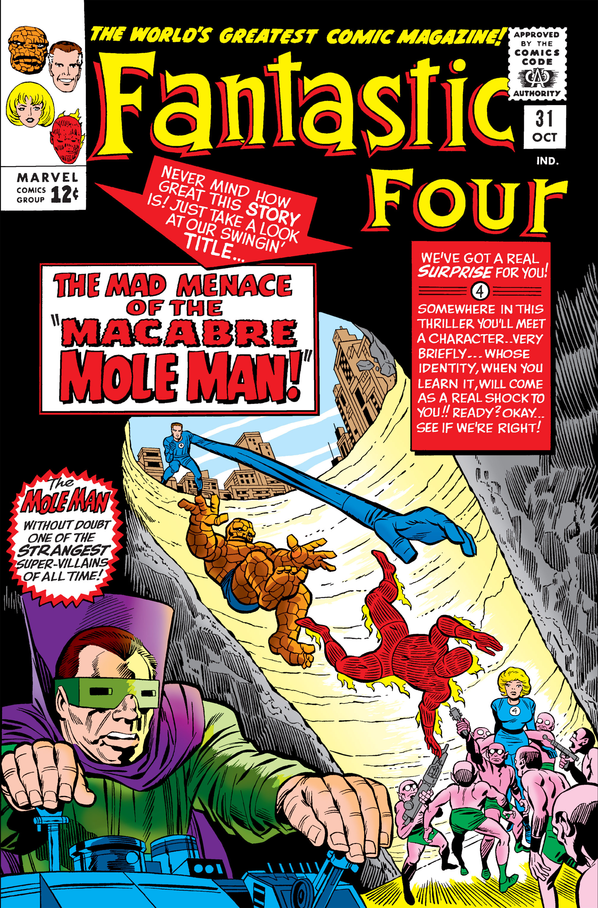 Read online Fantastic Four (1961) comic -  Issue #31 - 1