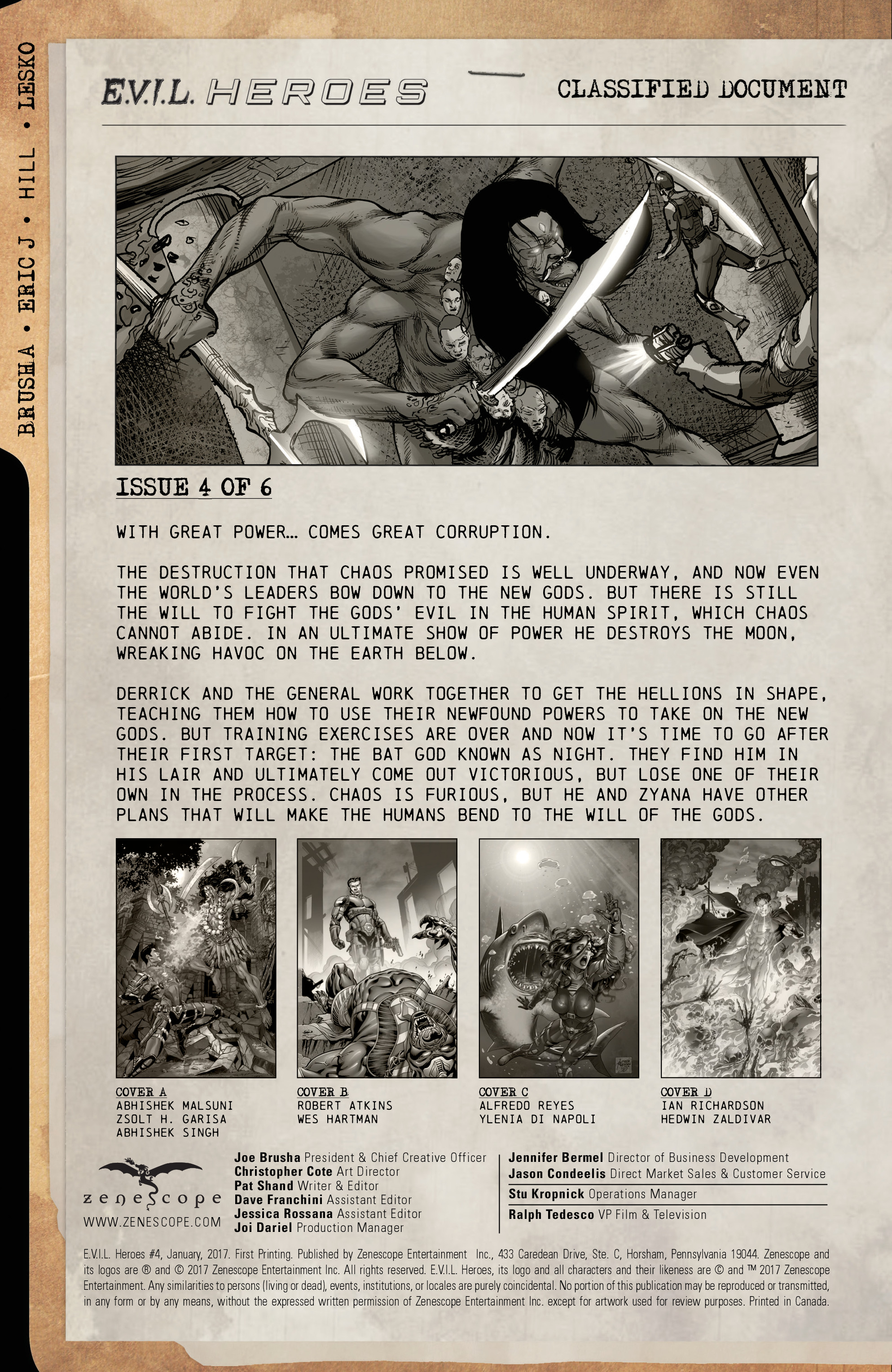 Read online E.V.I.L. Heroes comic -  Issue #4 - 2