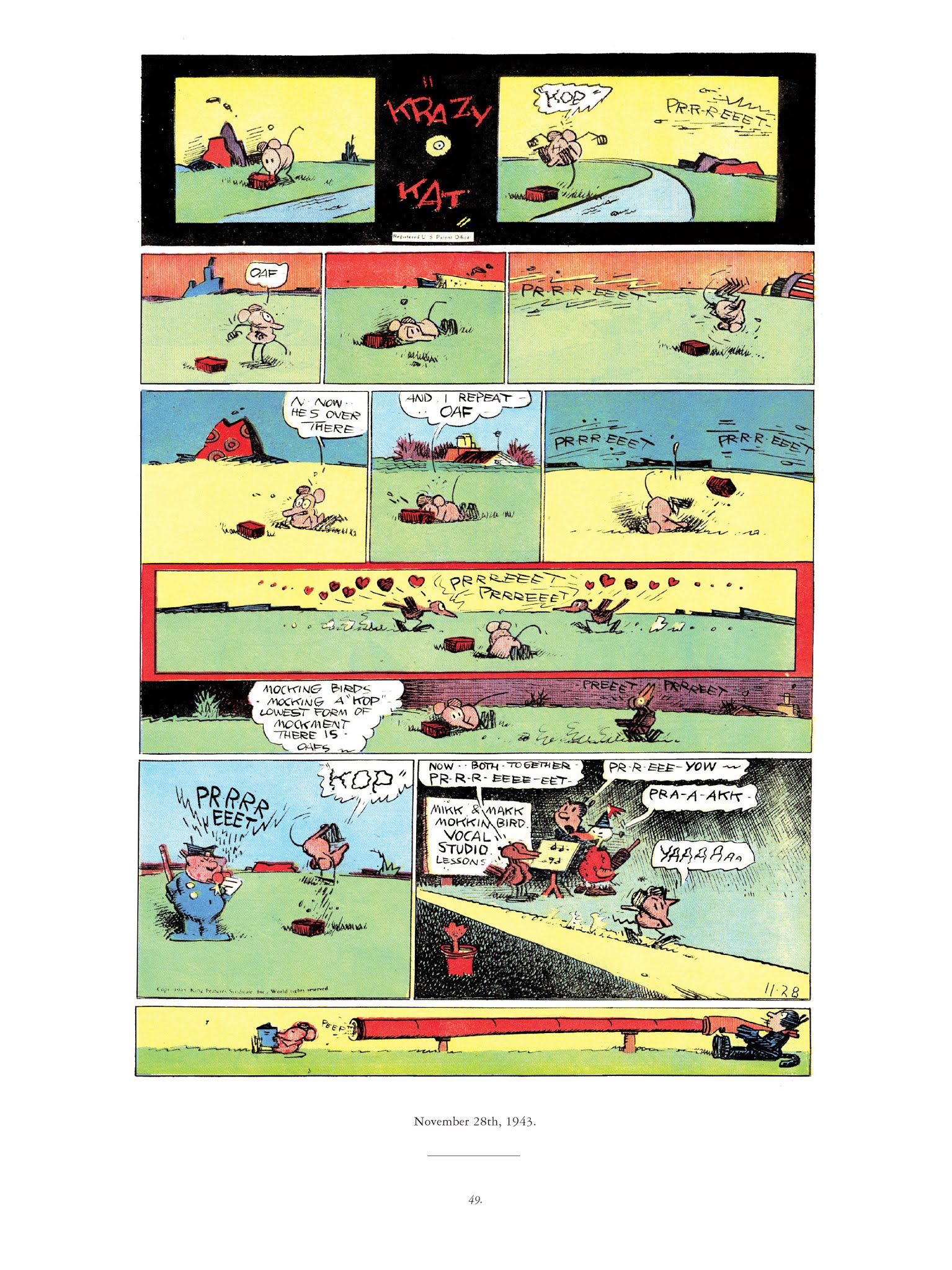 Read online Krazy & Ignatz comic -  Issue # TPB 13 - 75