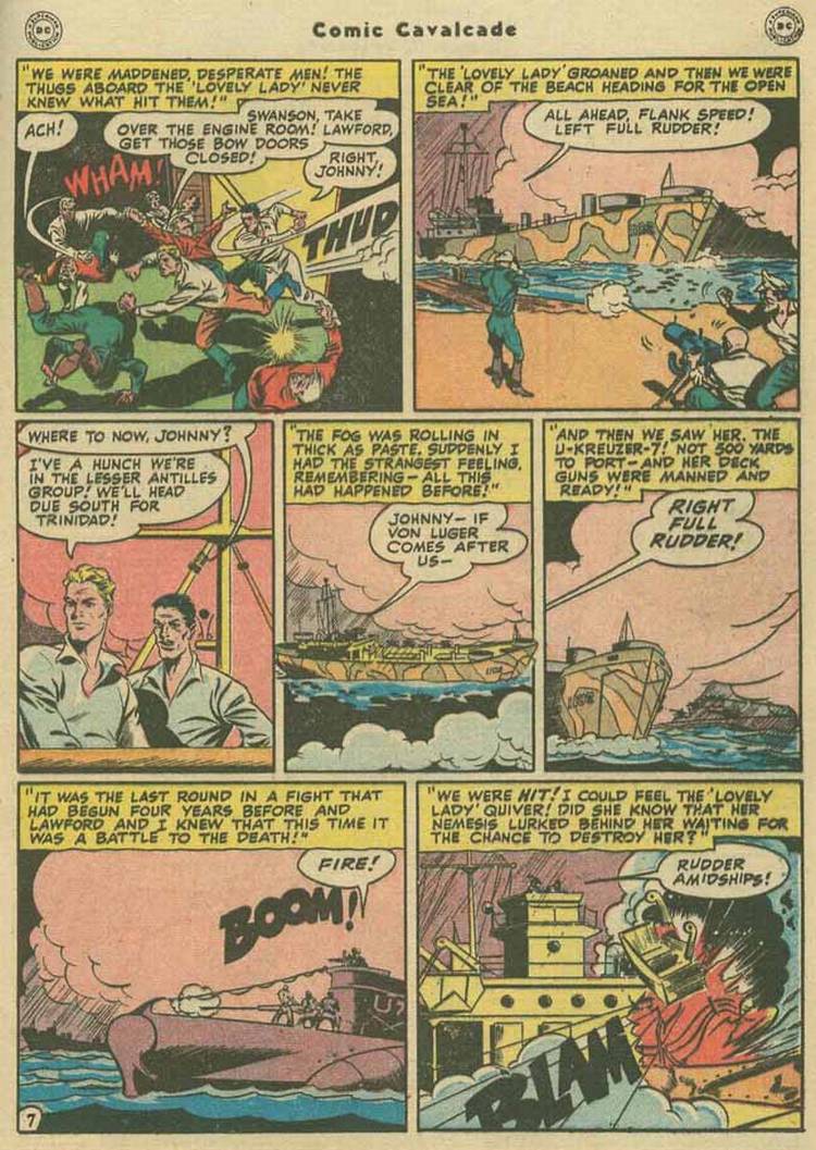 Read online Comic Cavalcade comic -  Issue #29 - 55