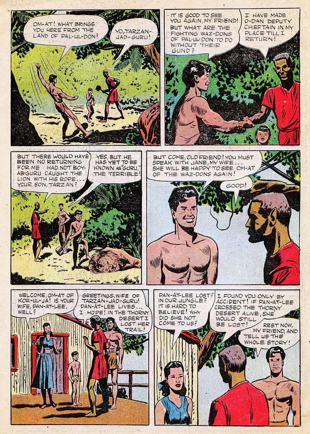 Read online Tarzan (1948) comic -  Issue #4 - 7