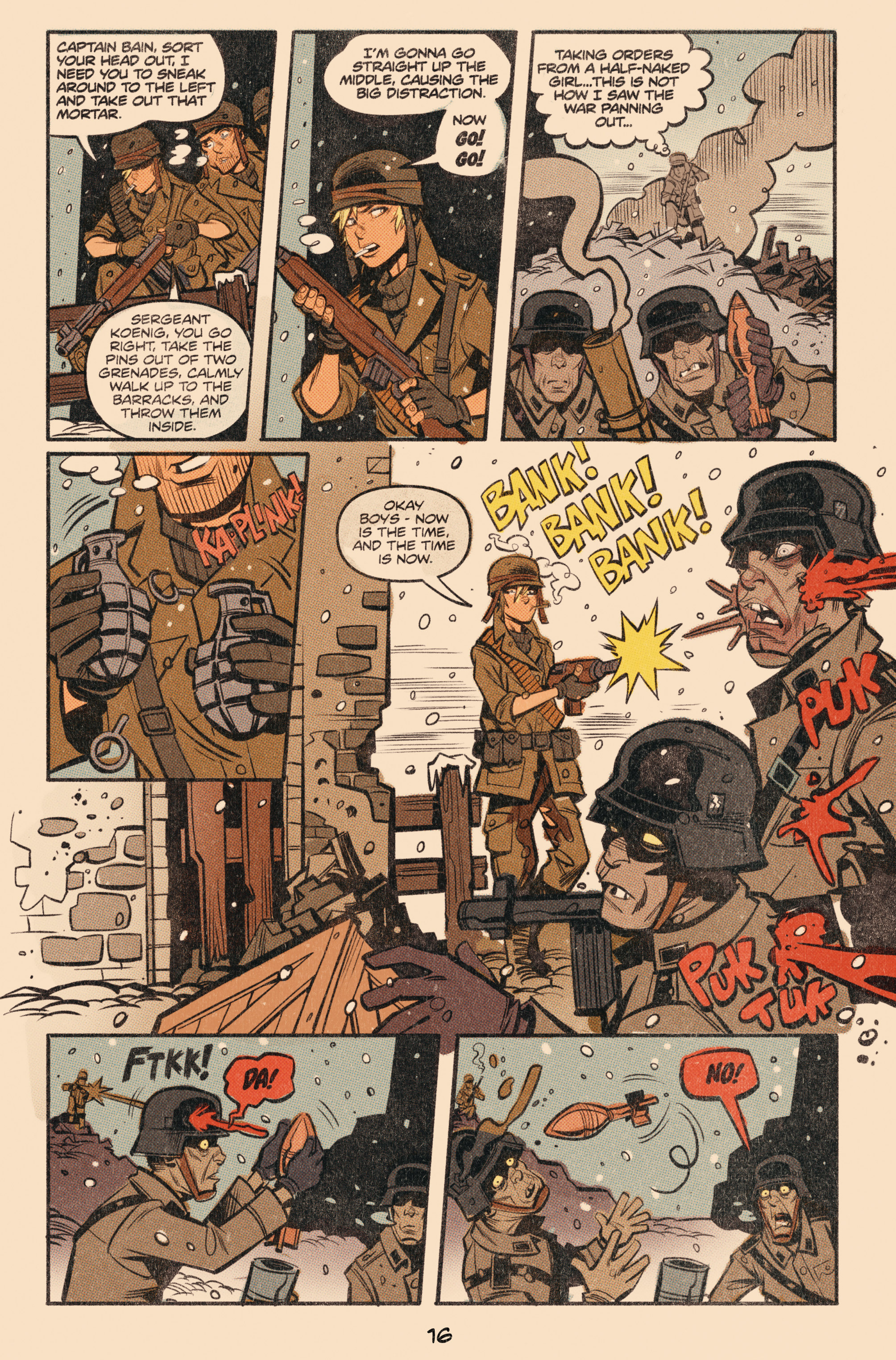 Read online Tank Girl: World War Tank Girl comic -  Issue #1 - 17