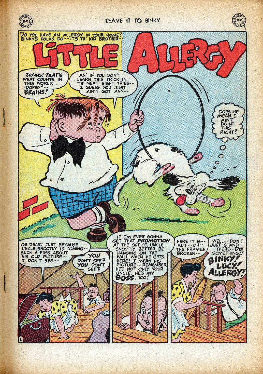 Read online Leave it to Binky comic -  Issue #1 - 27
