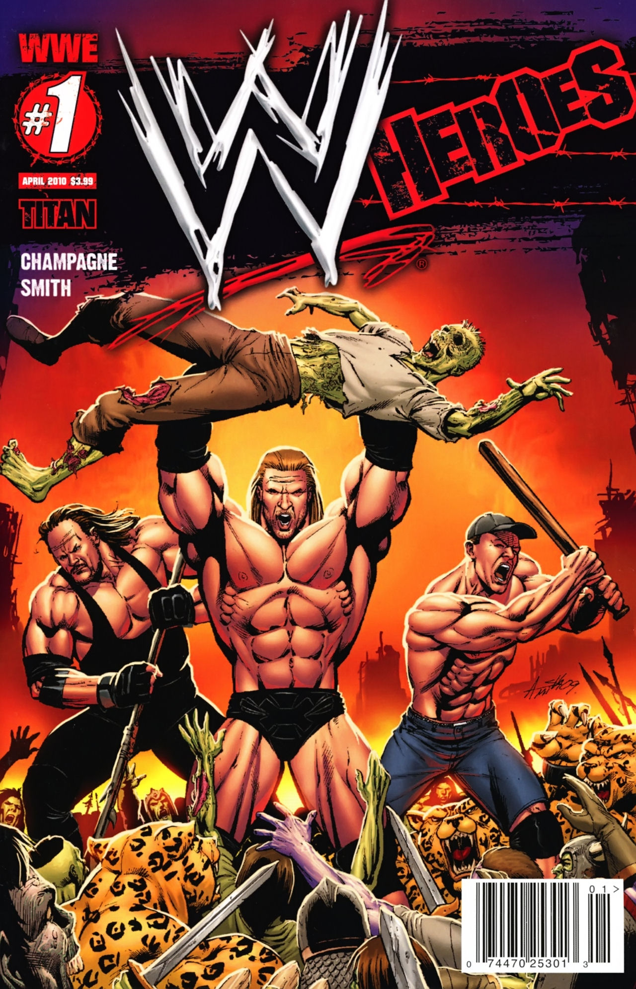 Read online WWE Heroes comic -  Issue #1 - 1