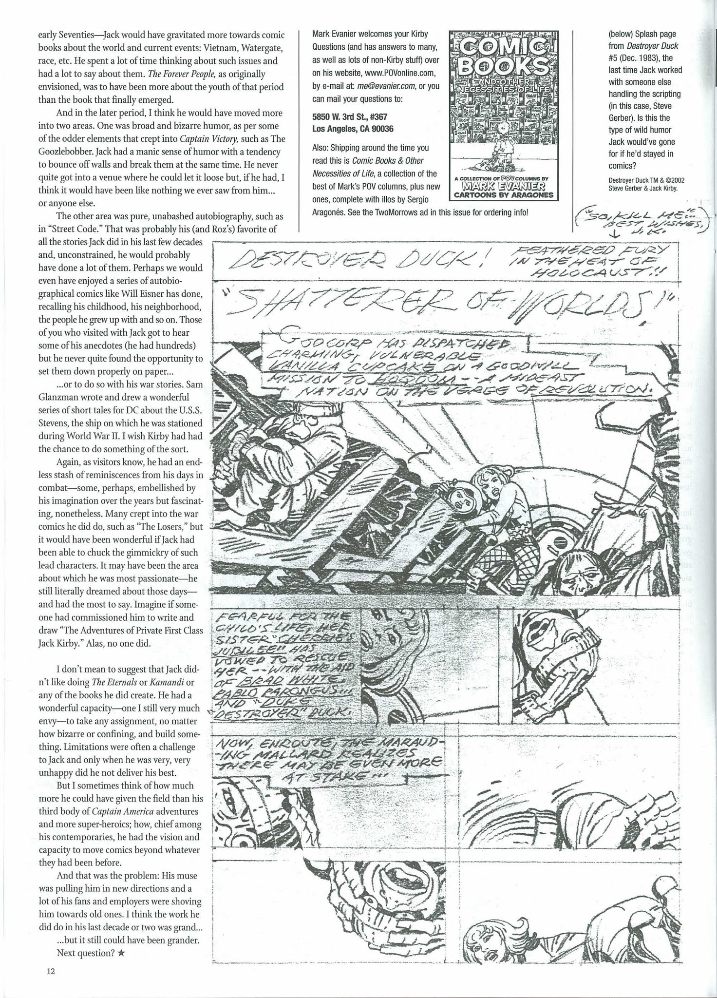 Read online The Jack Kirby Collector comic -  Issue #36 - 14