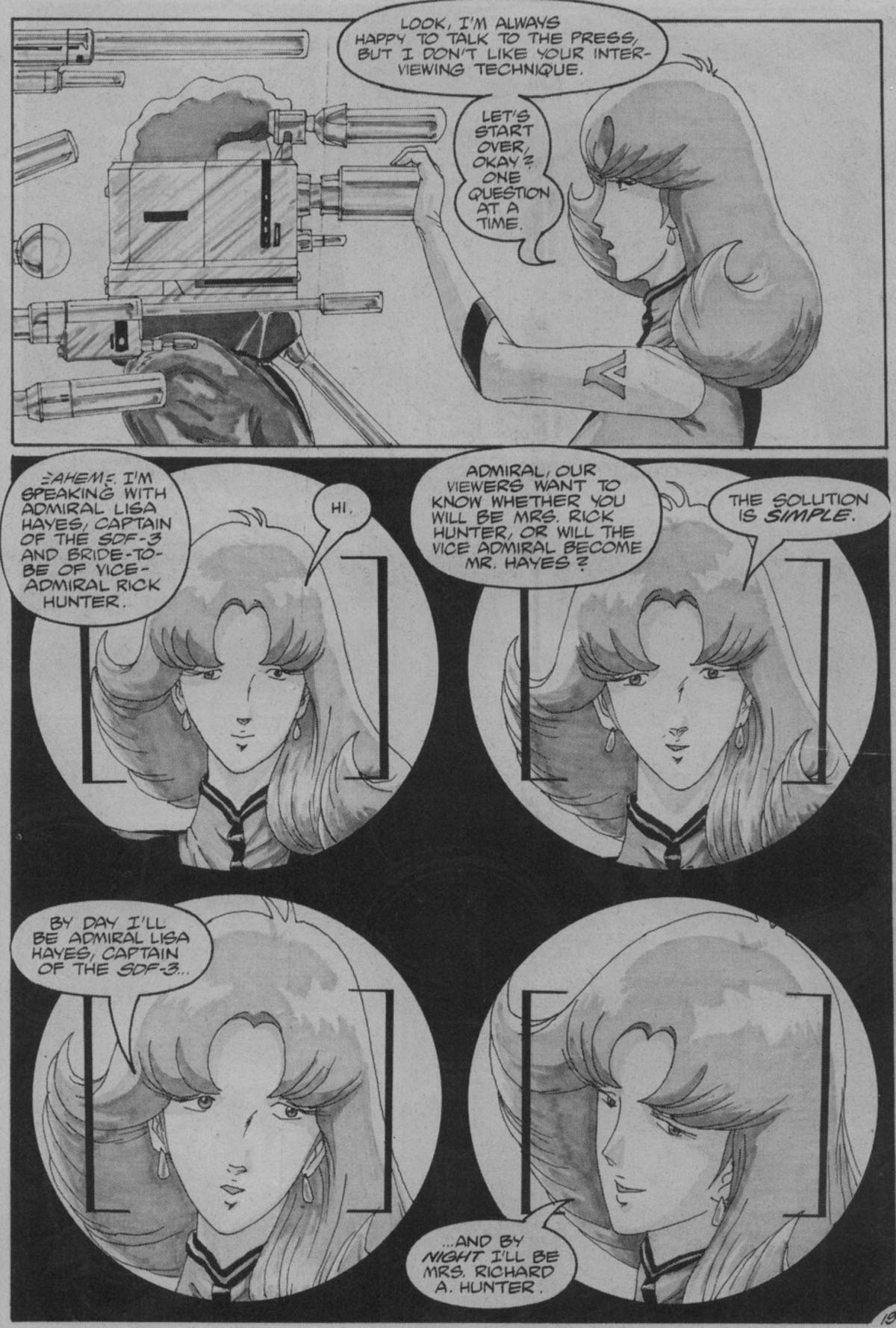 Read online Robotech II: The Sentinels - The Marriage of Rick Hunter and Lisa Hayes comic -  Issue # TPB 2 - 53