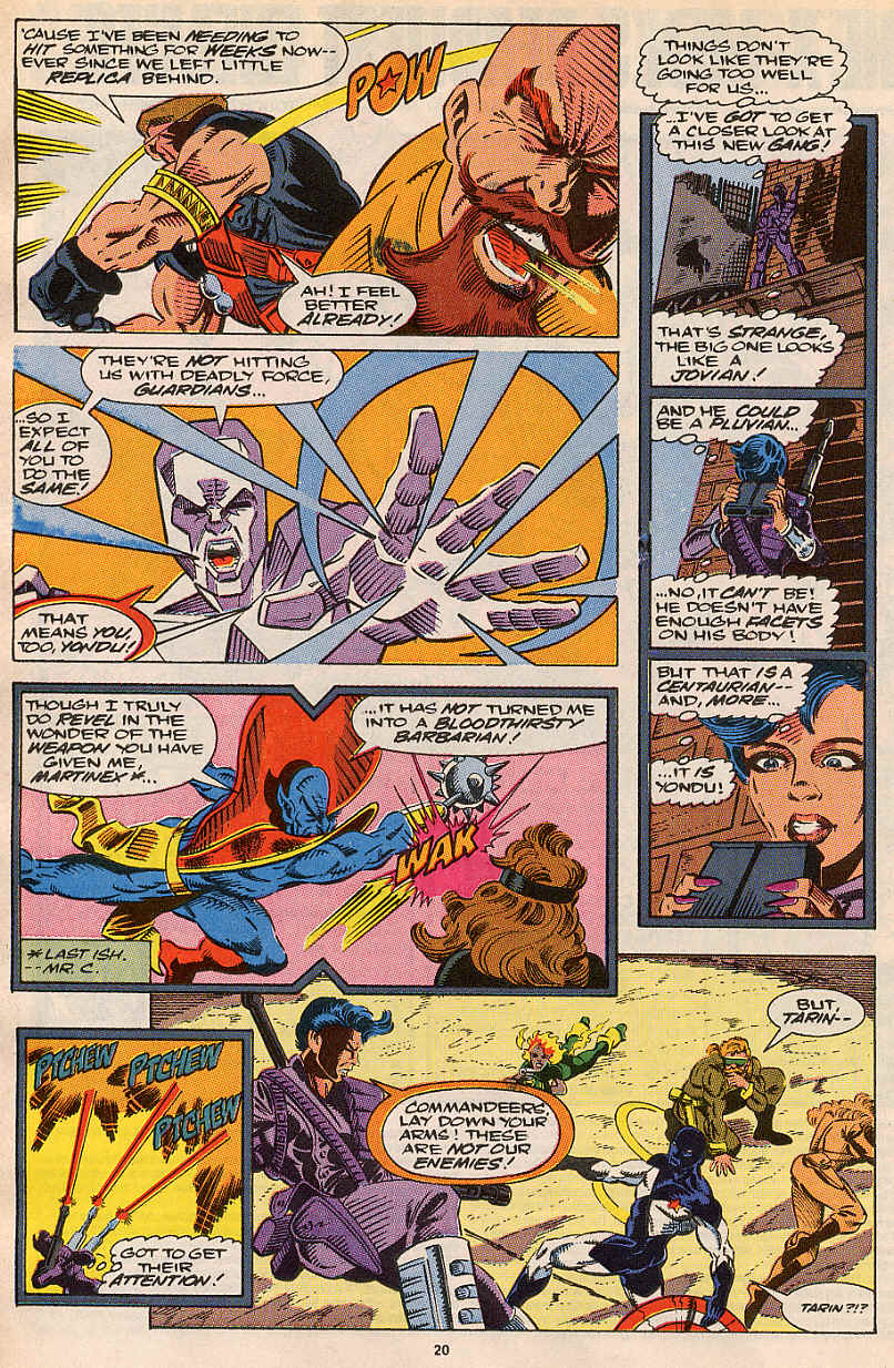 Read online Guardians of the Galaxy (1990) comic -  Issue #17 - 16