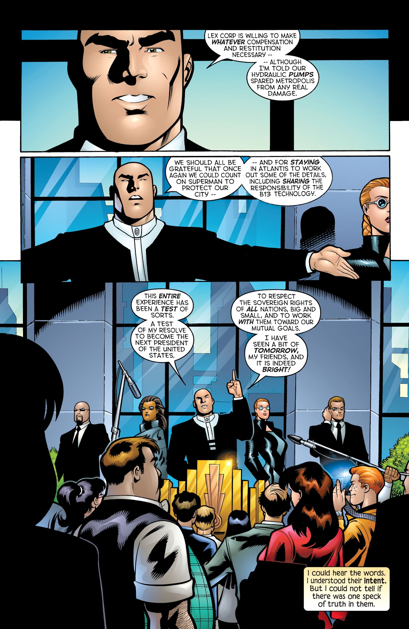 Read online Superman: President Luthor comic -  Issue # TPB - 77
