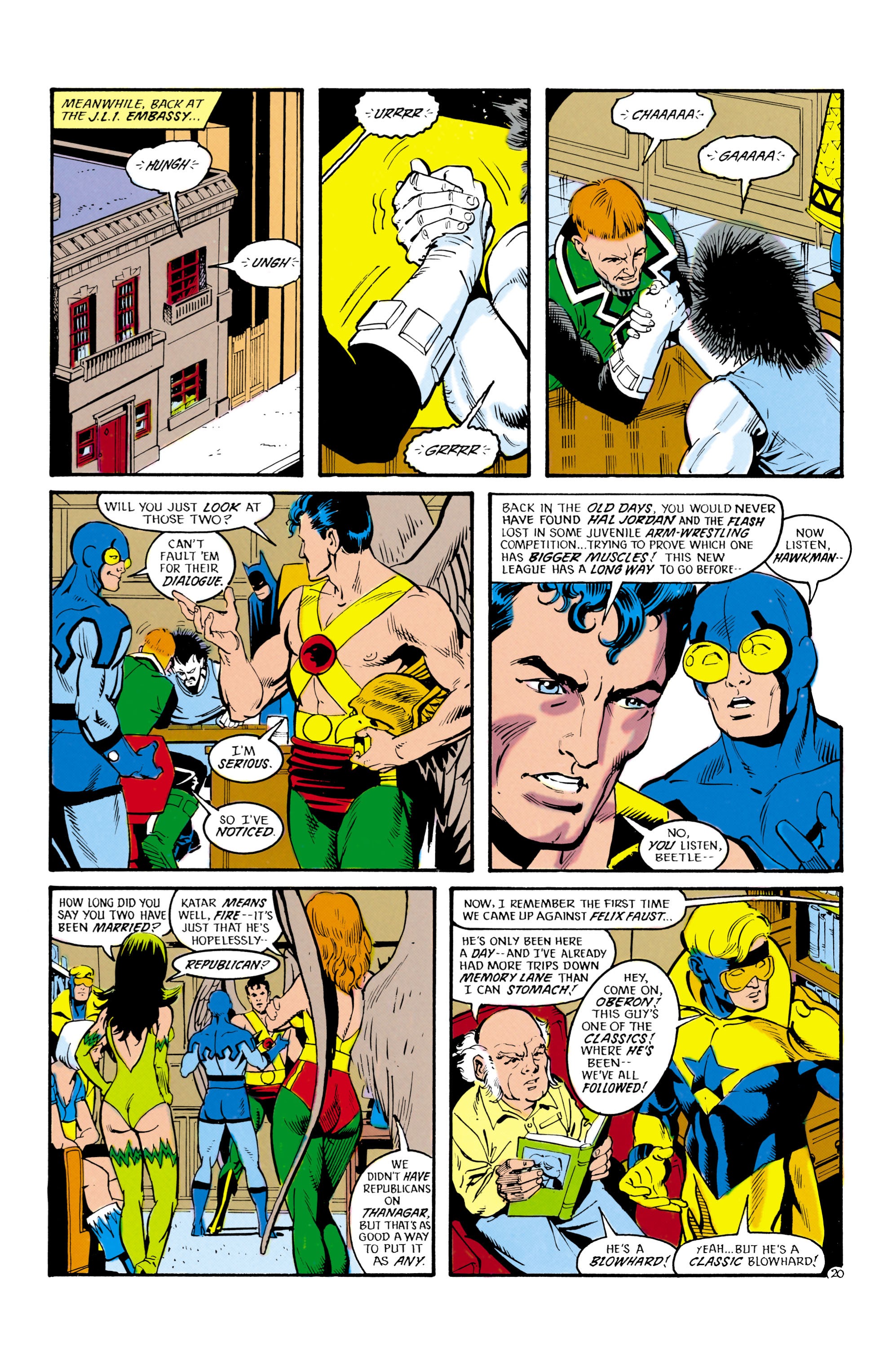 Read online Justice League International (1987) comic -  Issue #20 - 21