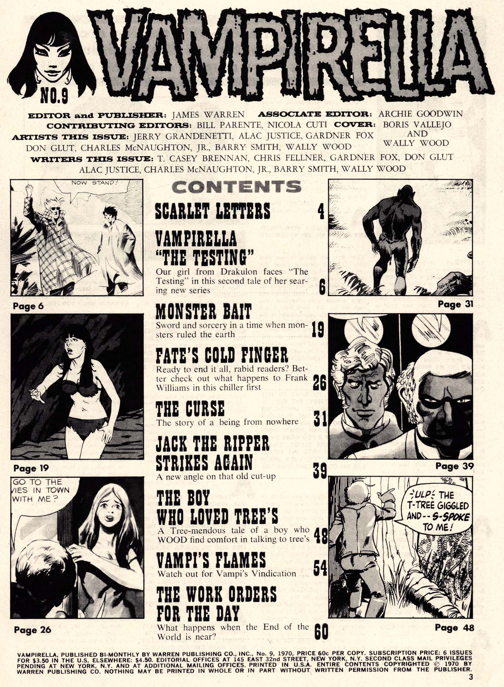 Read online Vampirella (1969) comic -  Issue #9 - 3