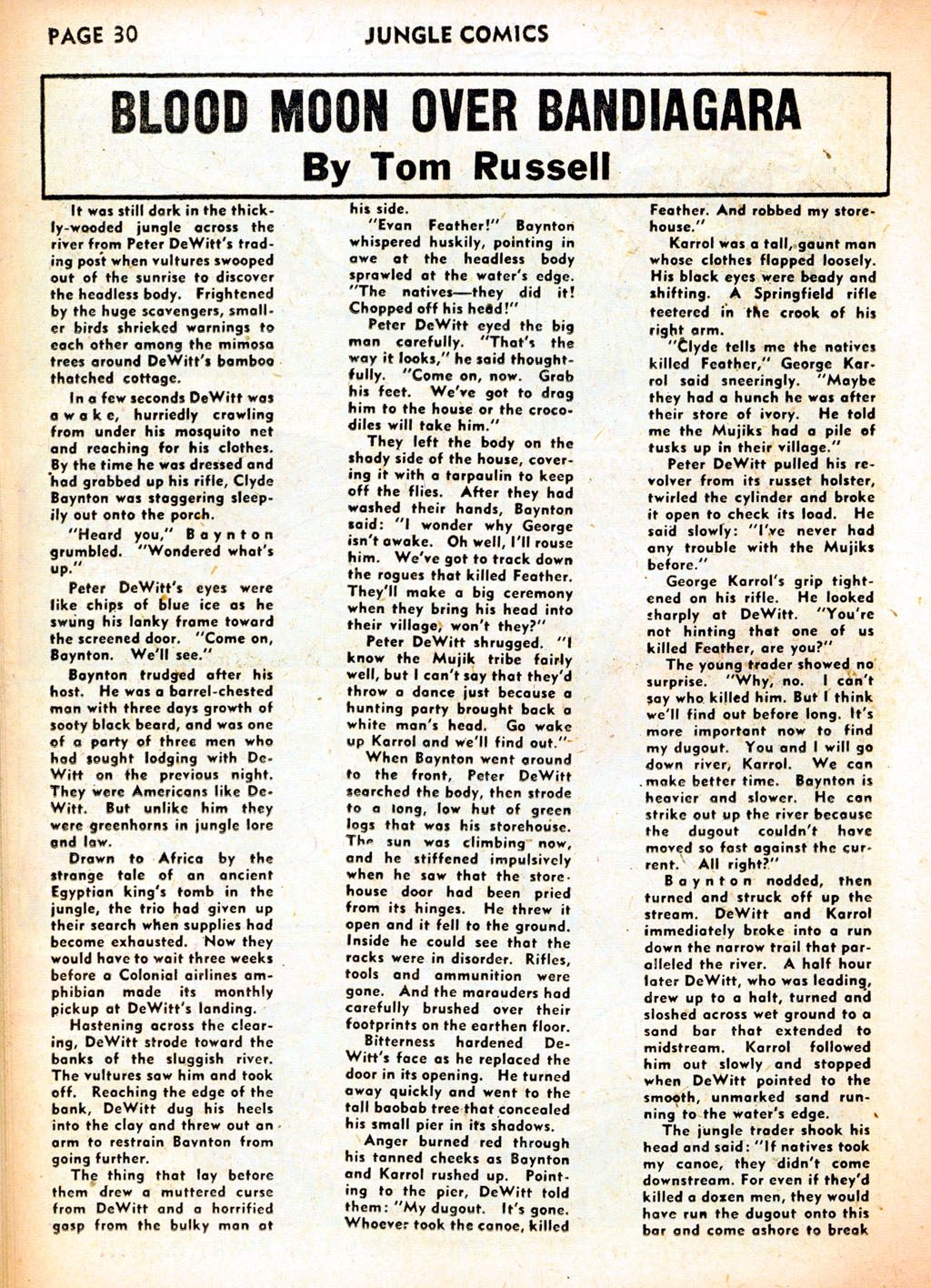 Read online Jungle Comics comic -  Issue #37 - 32