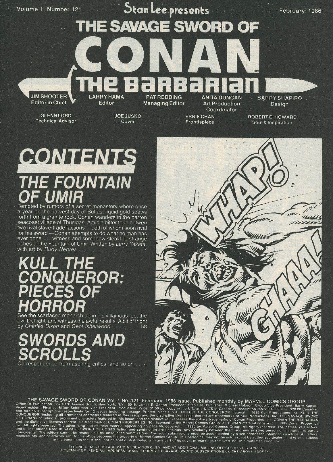 Read online The Savage Sword Of Conan comic -  Issue #121 - 3
