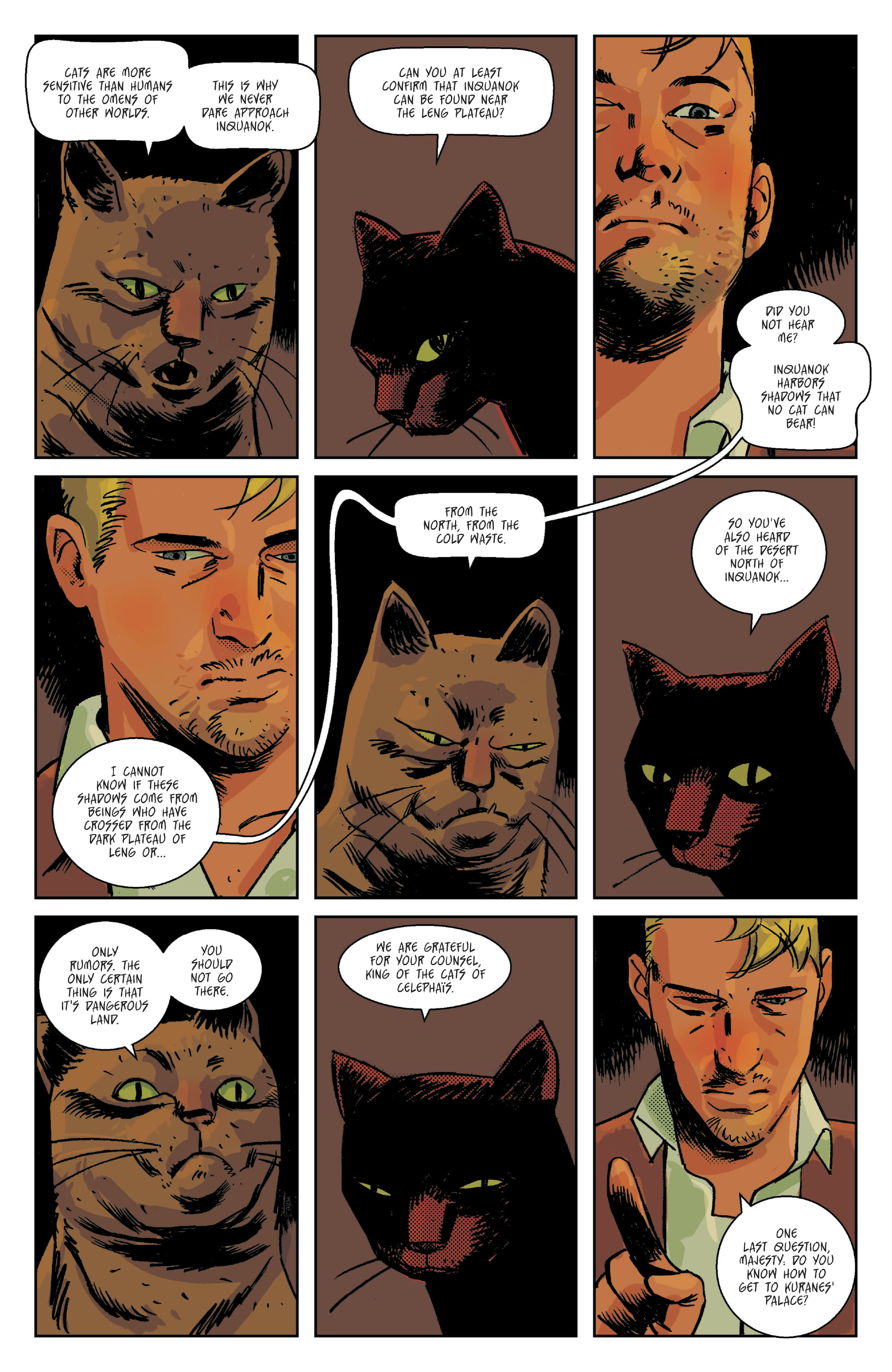 Read online Lovecraft Unknown Kadath comic -  Issue #5 - 12