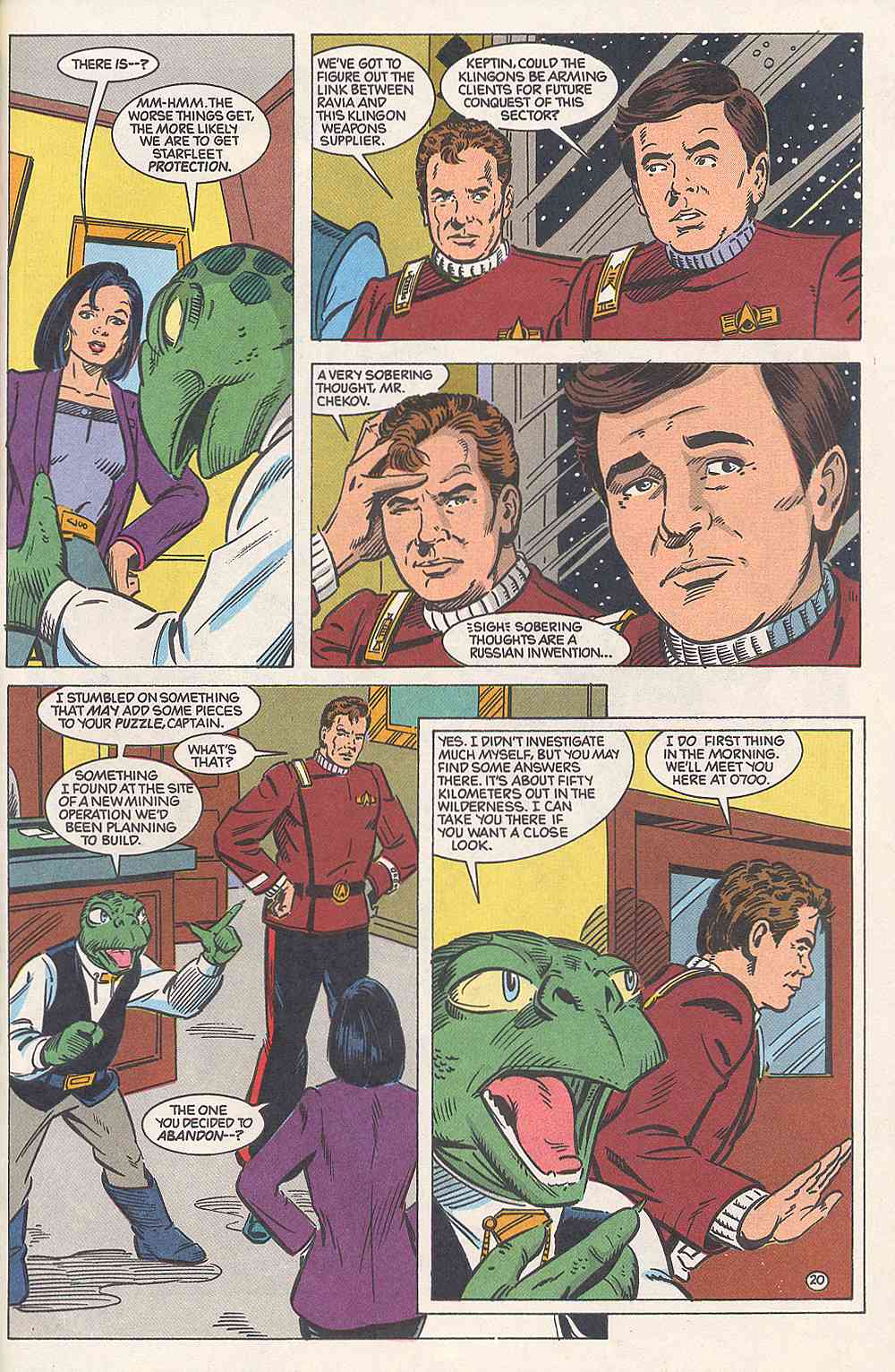 Read online Star Trek (1989) comic -  Issue #23 - 20