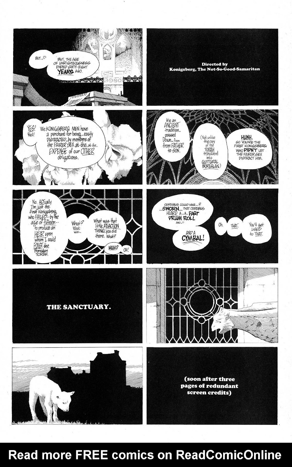 Cerebus Issue #280 #279 - English 5 Cerebus Issue #280 #279 - English 5