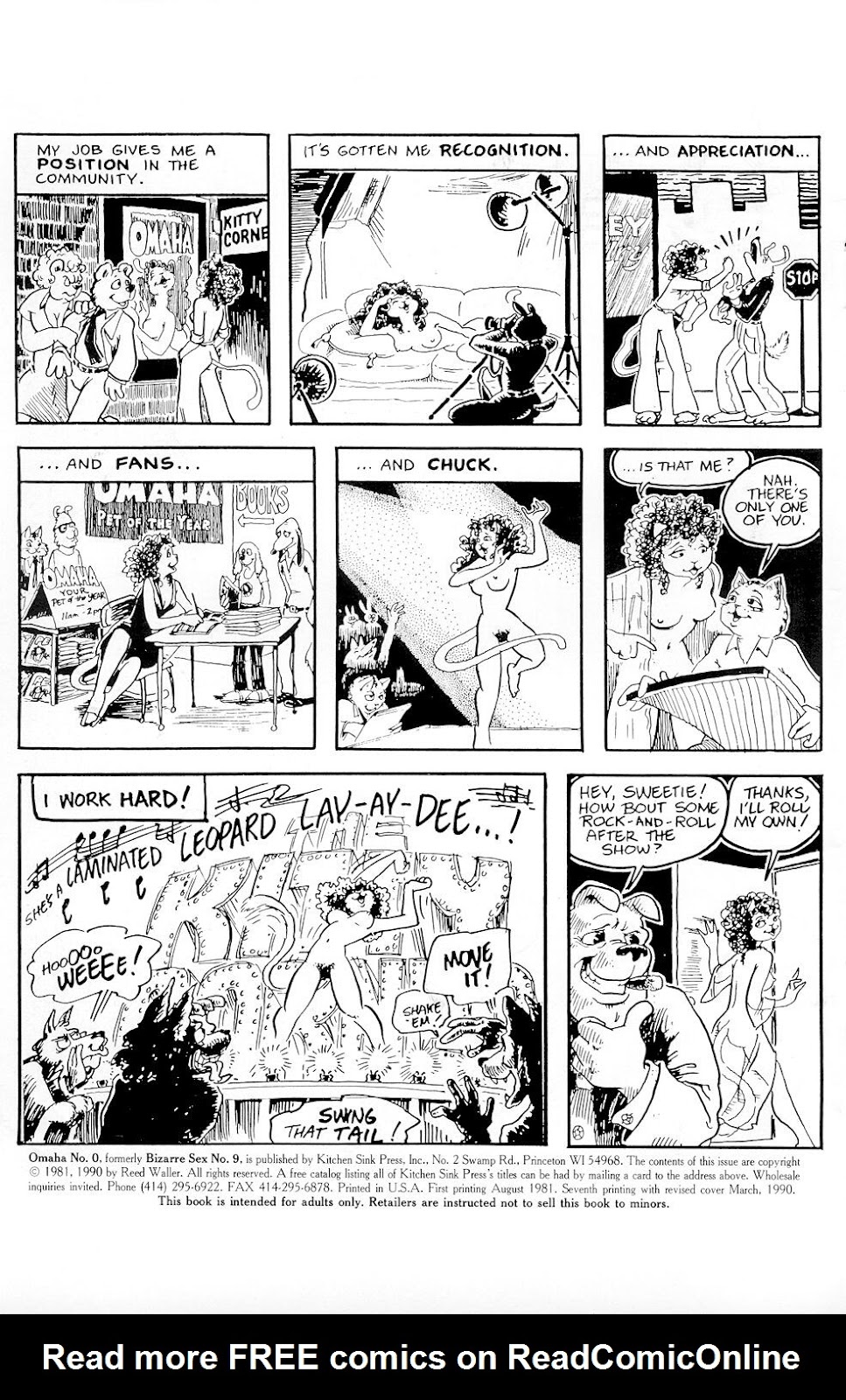 Omaha the Cat Dancer (1986) issue 0 - Page 2
