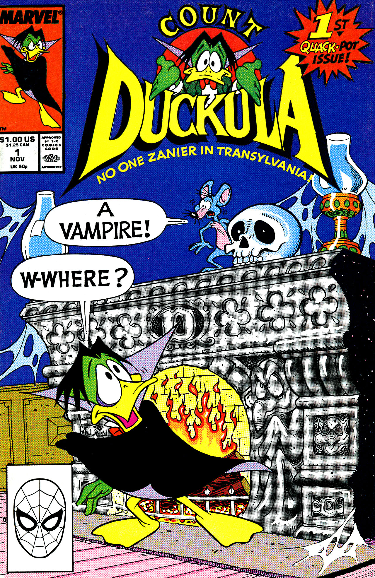 Read online Count Duckula comic -  Issue #1 - 1