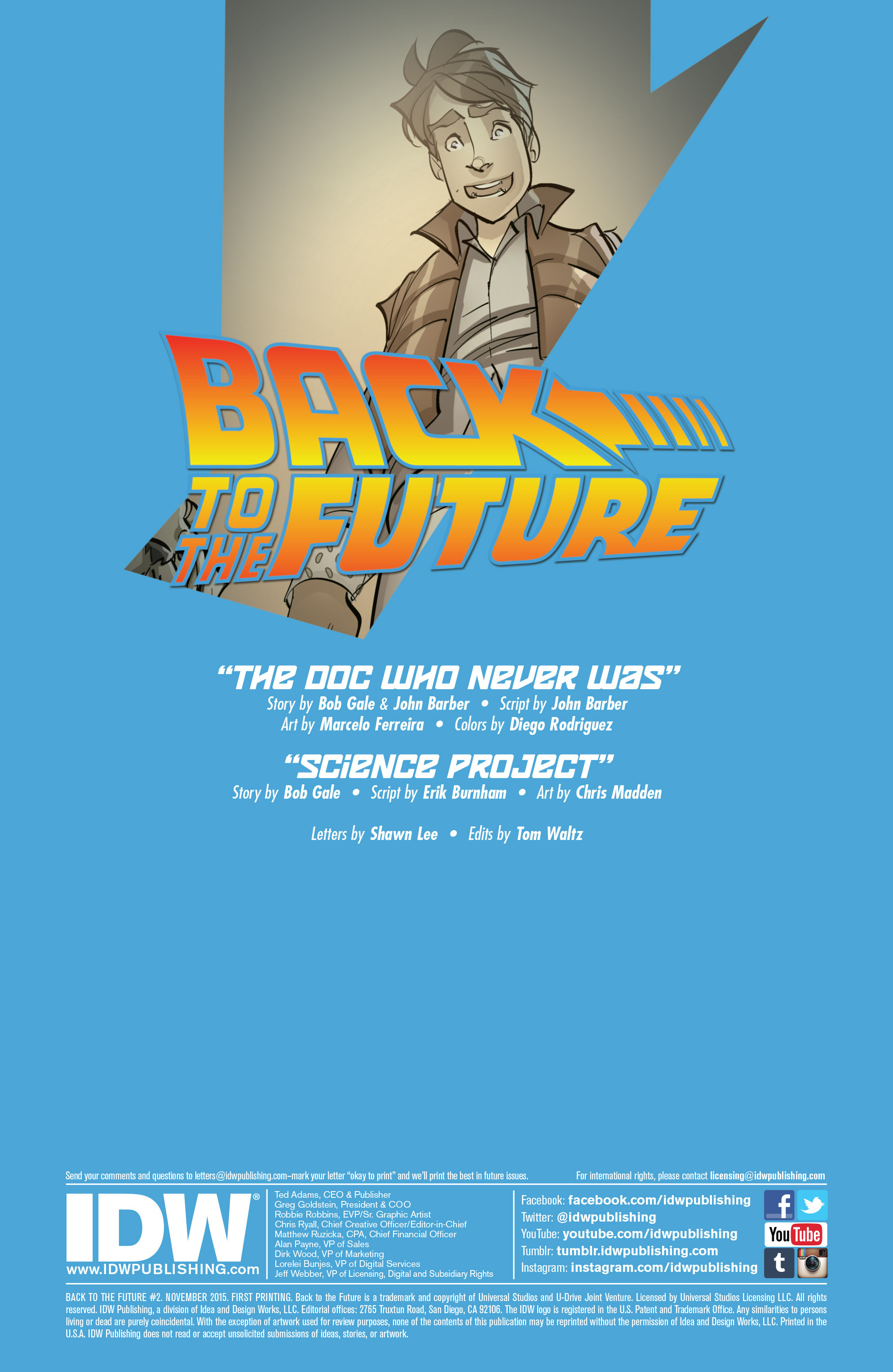 Read online Back to the Future (2015) comic -  Issue #2 - 2