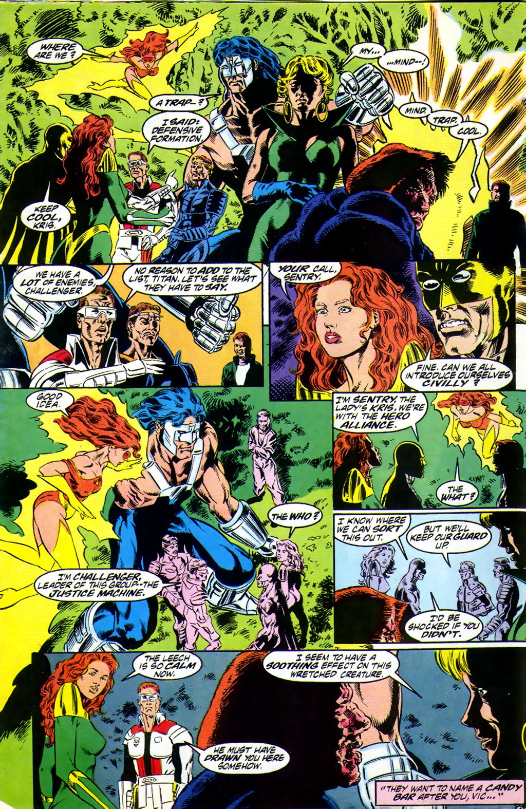Read online Hero Alliance & Justice Machine: Identity Crisis comic -  Issue # Full - 8