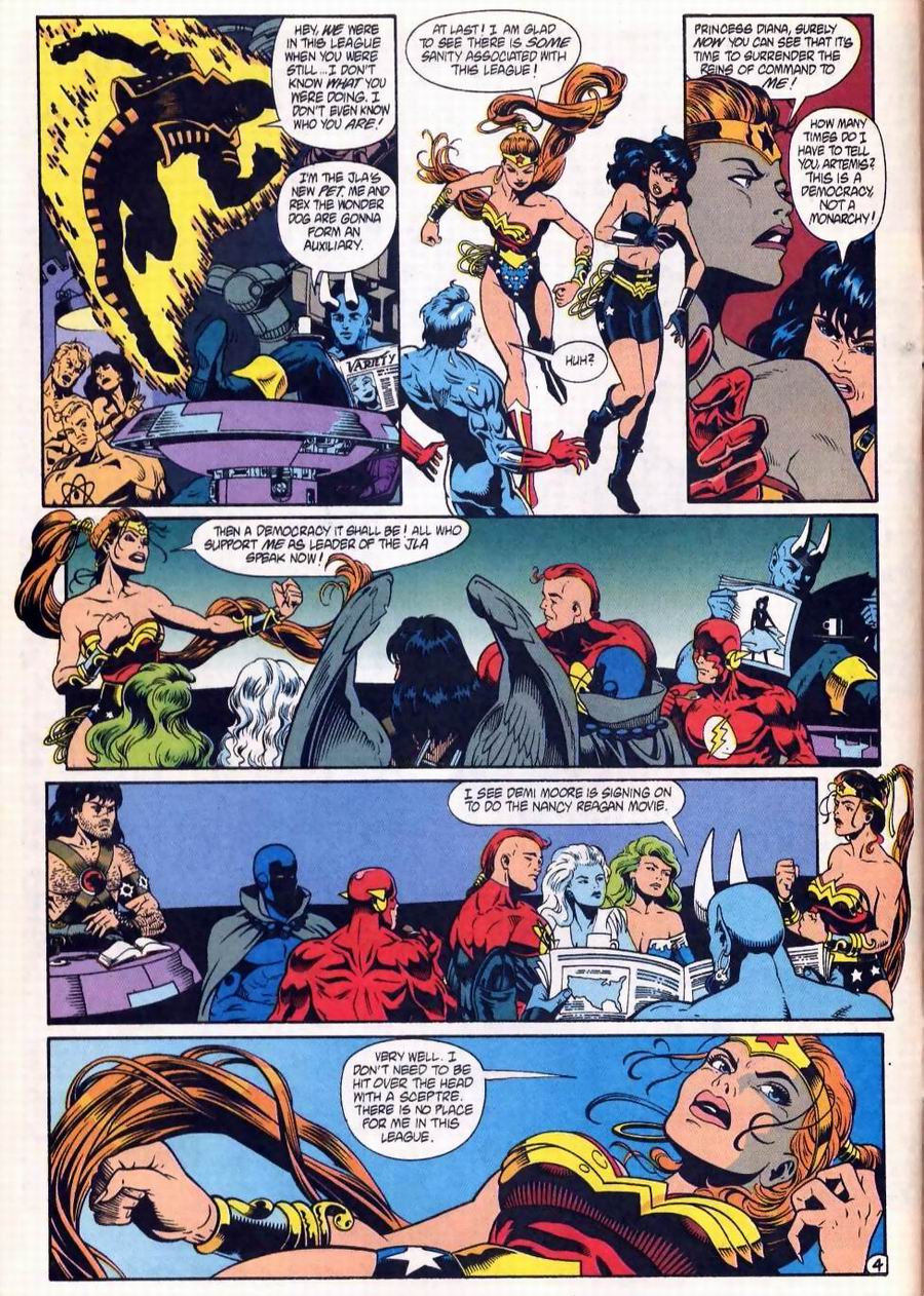 Read online Justice League America comic -  Issue #100 - 6