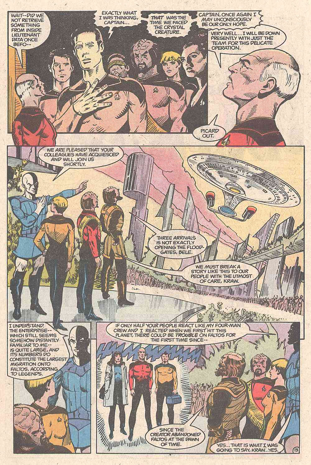 Read online Star Trek: The Next Generation (1988) comic -  Issue #6 - 14