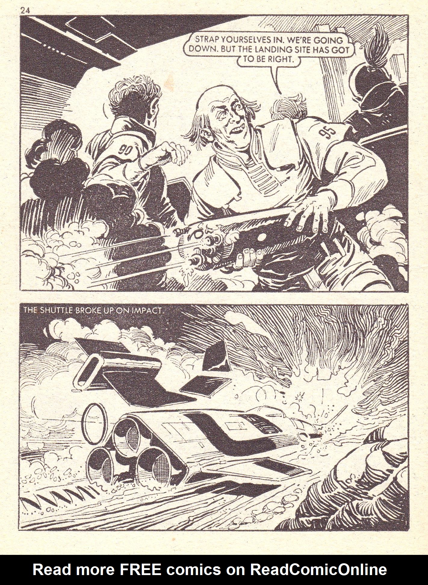 Read online Starblazer comic -  Issue #61 - 24