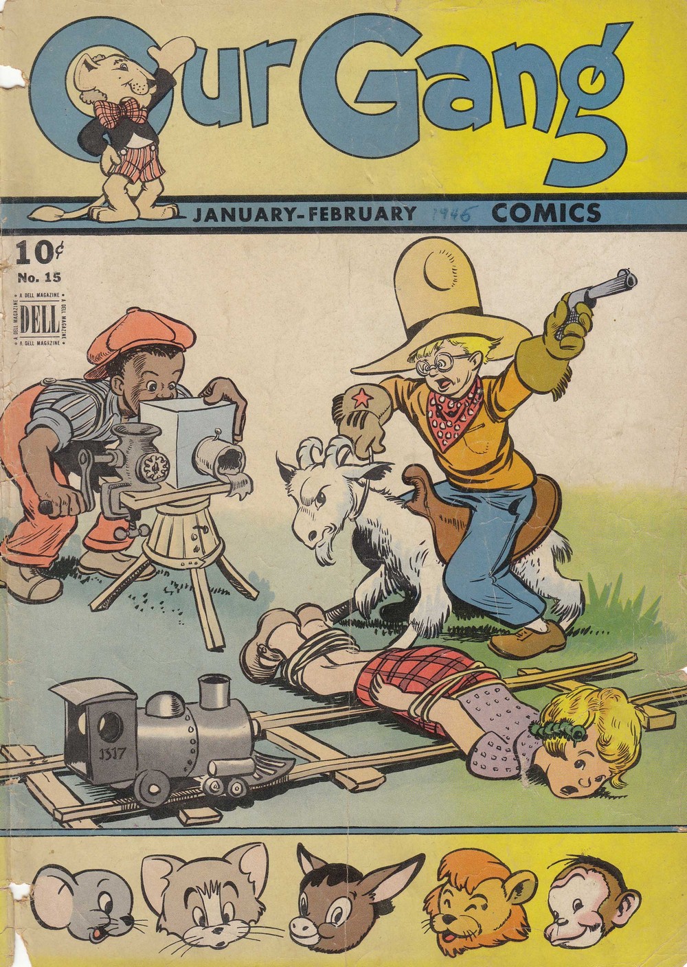 Read online Our Gang Comics comic -  Issue #15 - 1