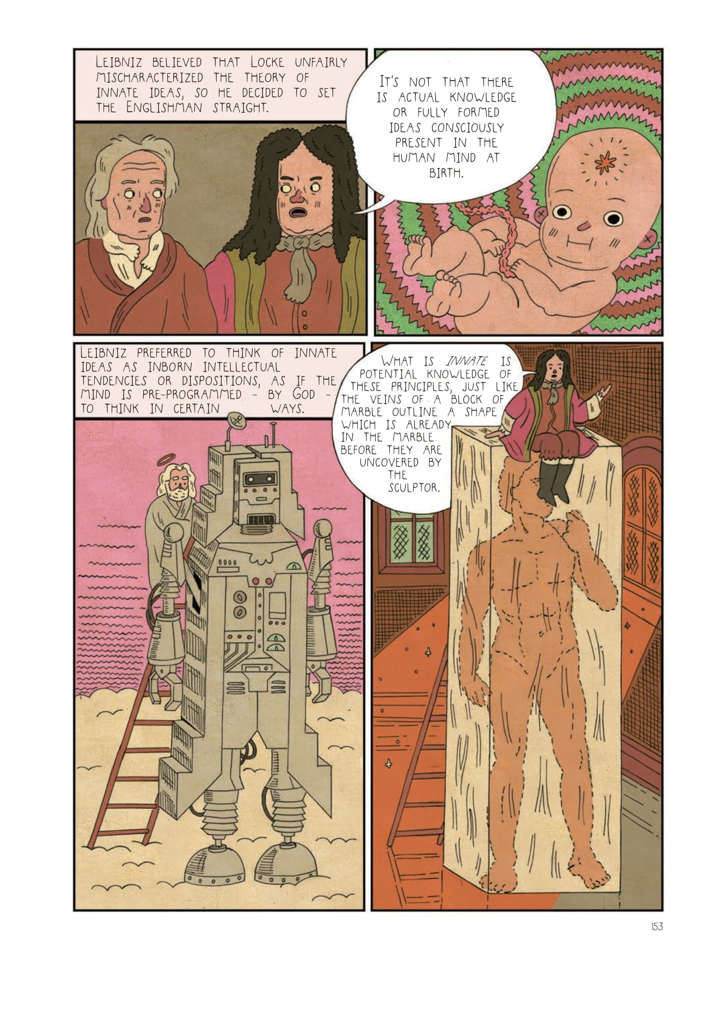 Read online Heretics!: The Wondrous (and Dangerous) Beginnings of Modern Philosophy comic -  Issue # TPB (Part 2) - 55