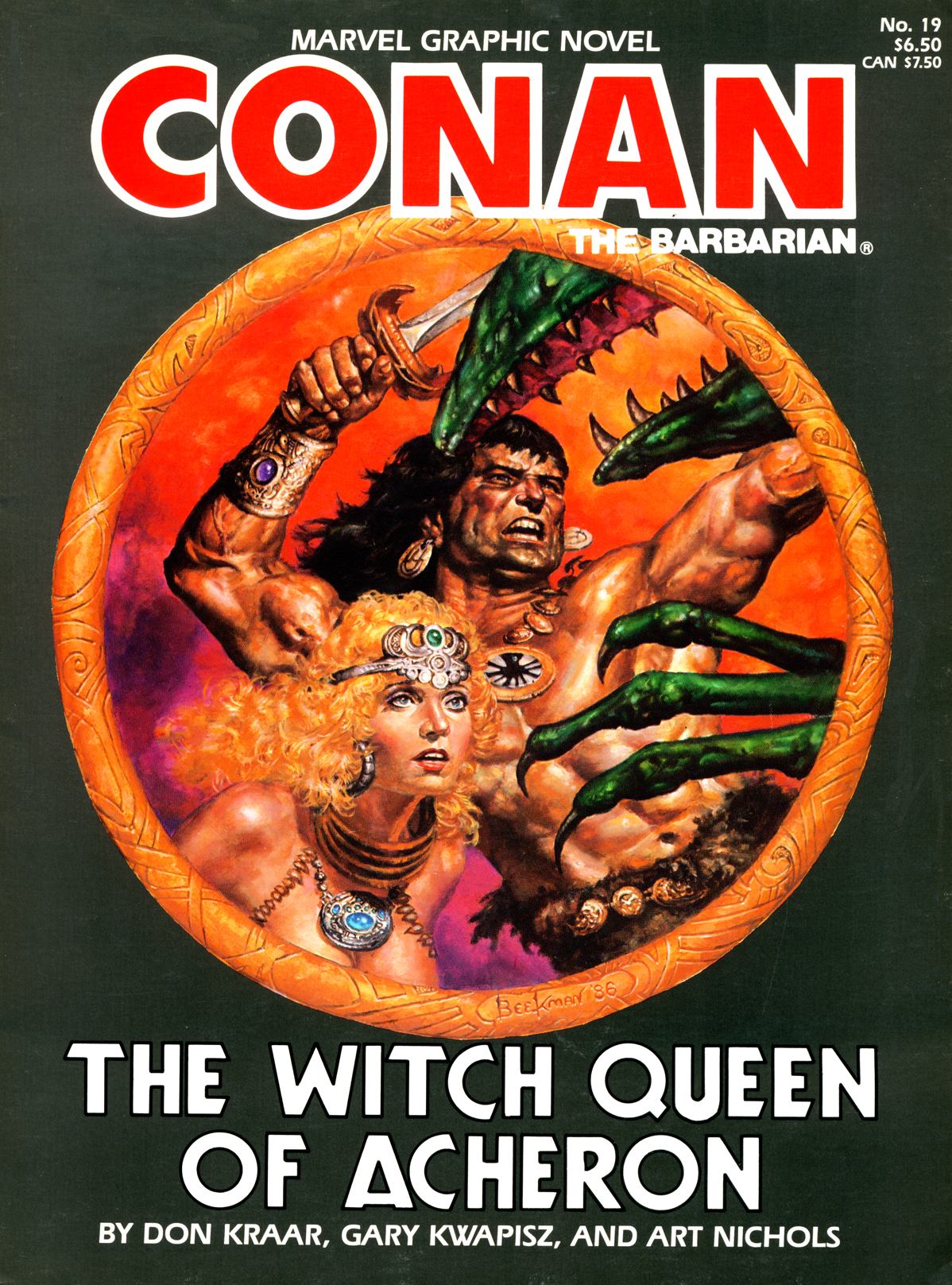 Read online Marvel Graphic Novel comic -  Issue #19 - Conan - The  Witch Queen of Acheron - 1