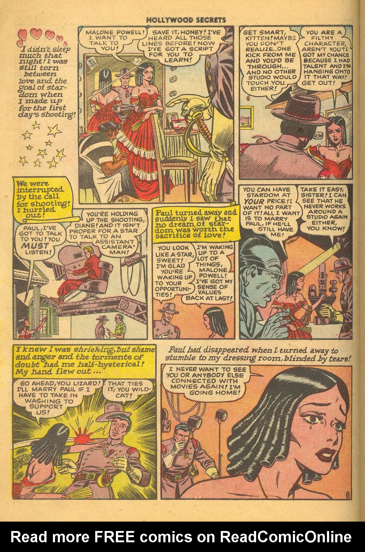 Read online Hollywood Secrets comic -  Issue #1 - 10