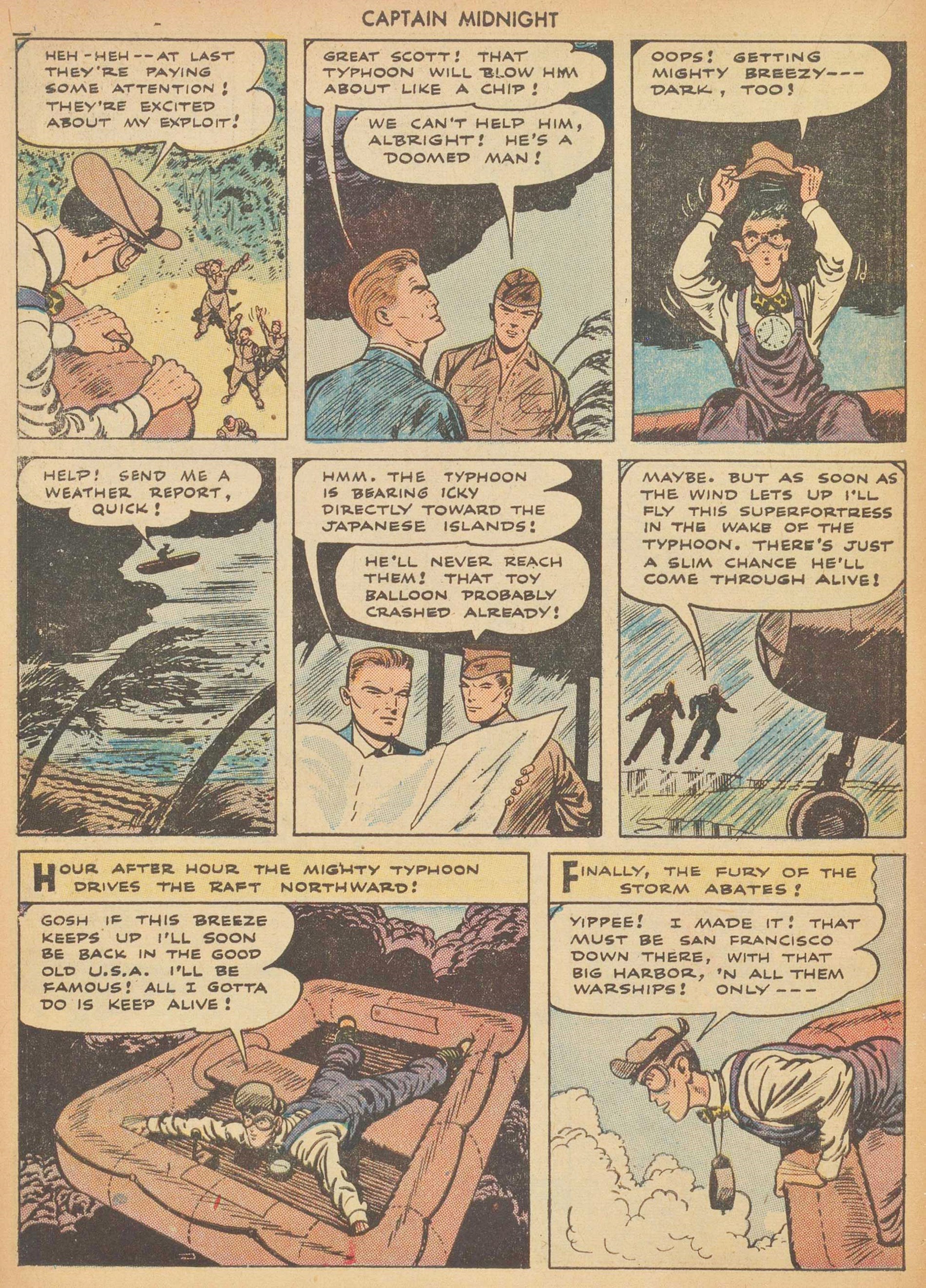 Read online Captain Midnight (1942) comic -  Issue #27 - 18