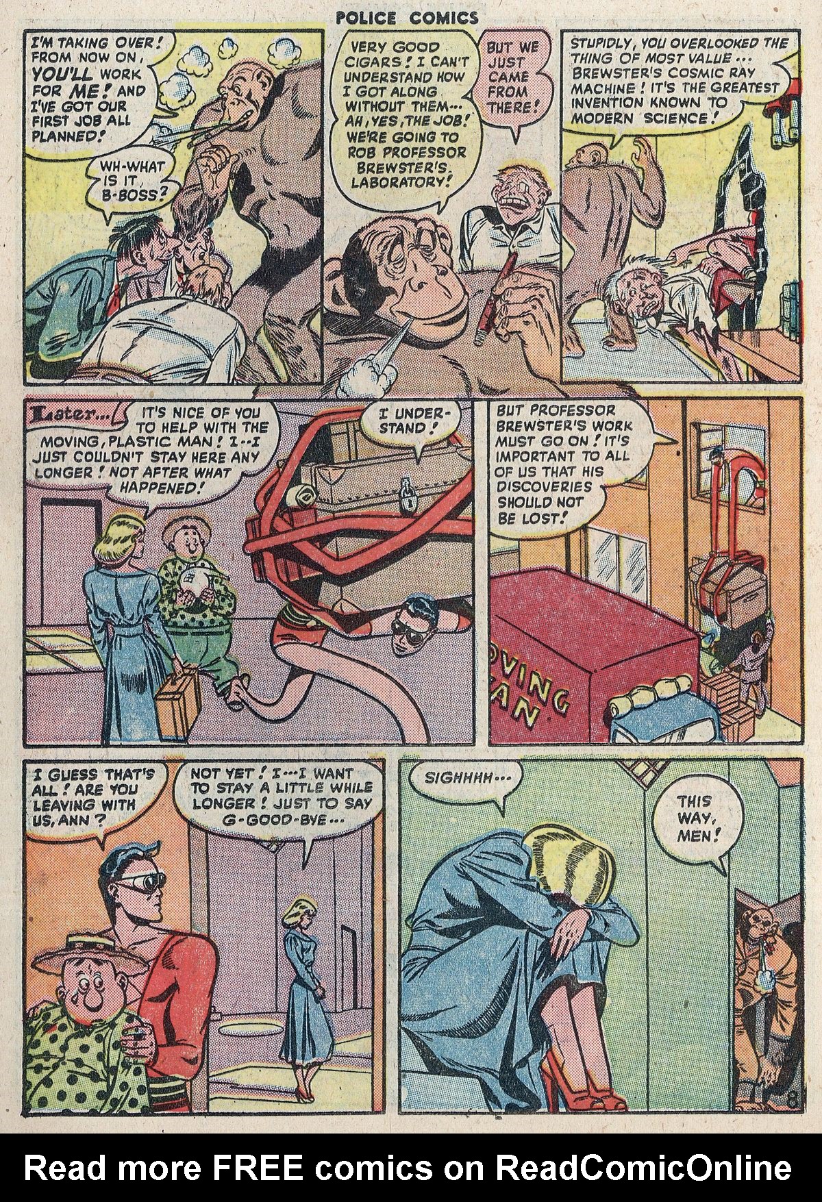 Read online Police Comics comic -  Issue #81 - 10
