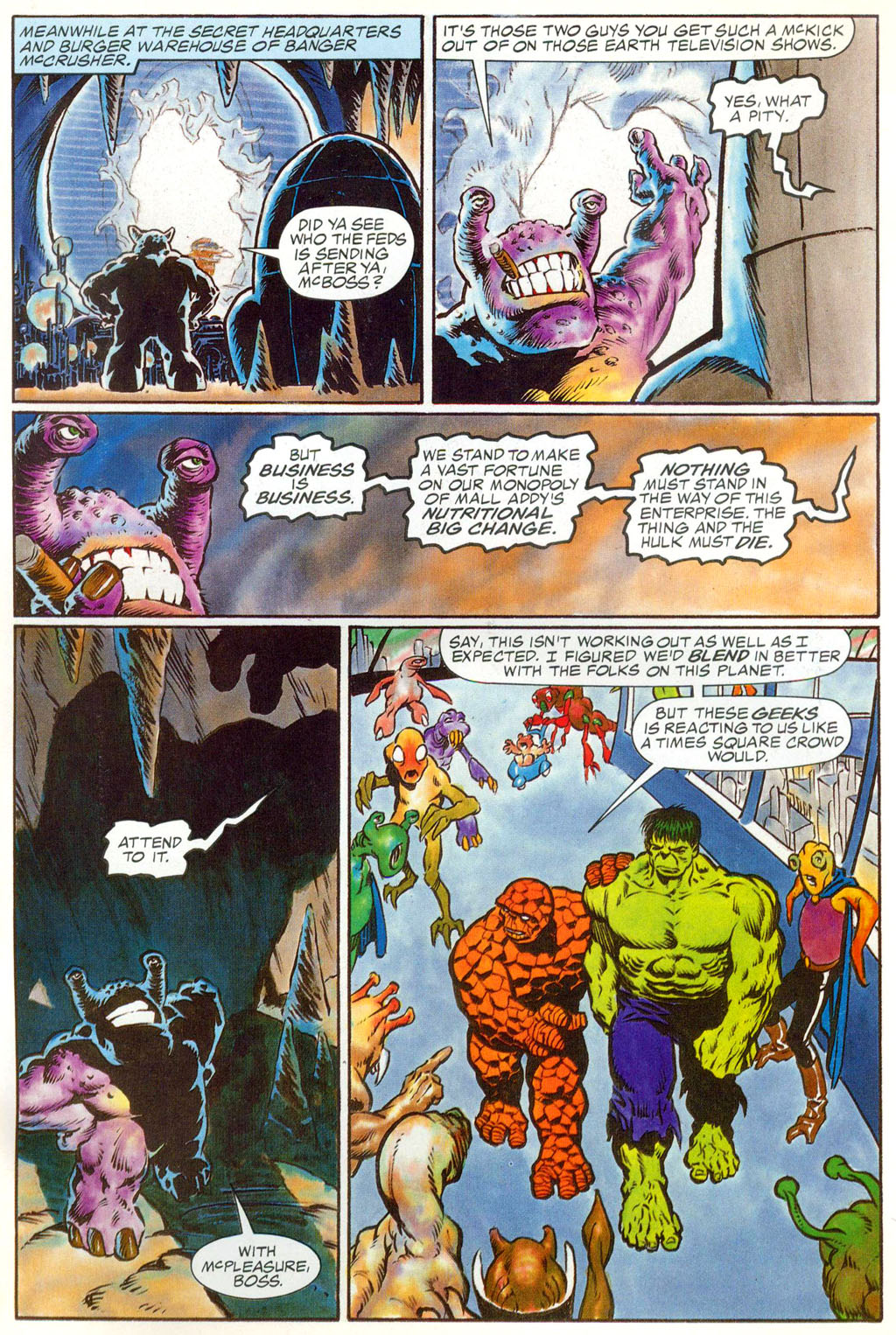 Read online Marvel Graphic Novel comic -  Issue #29 - Hulk & Thing - The Big Change - 22