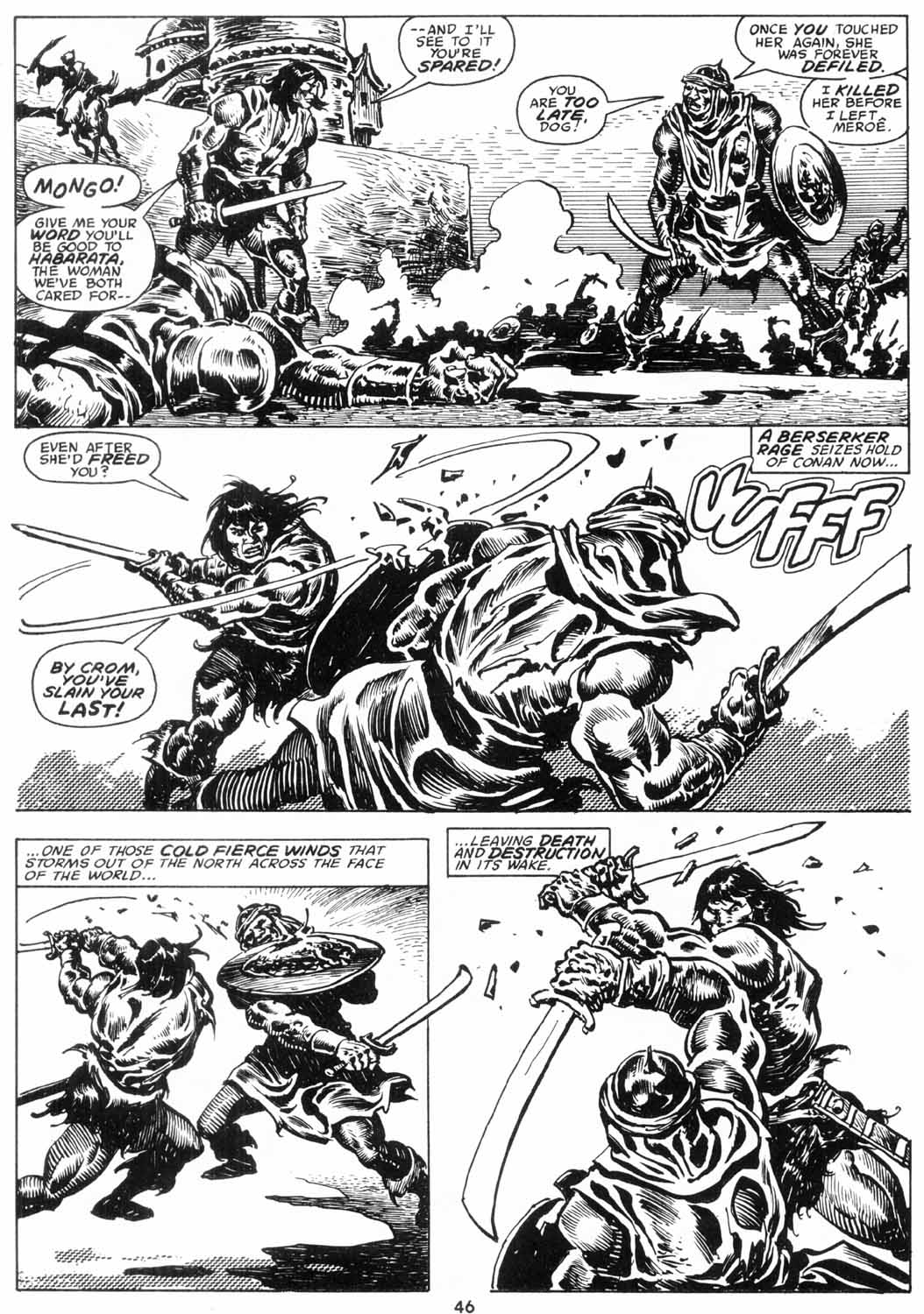 Read online The Savage Sword Of Conan comic -  Issue #206 - 47