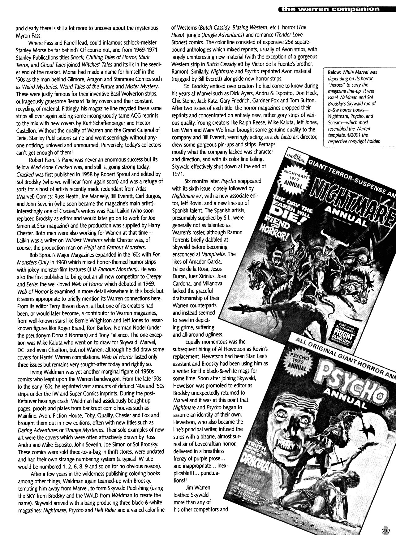 Read online Warren Companion comic -  Issue # TPB (Part 3) - 71